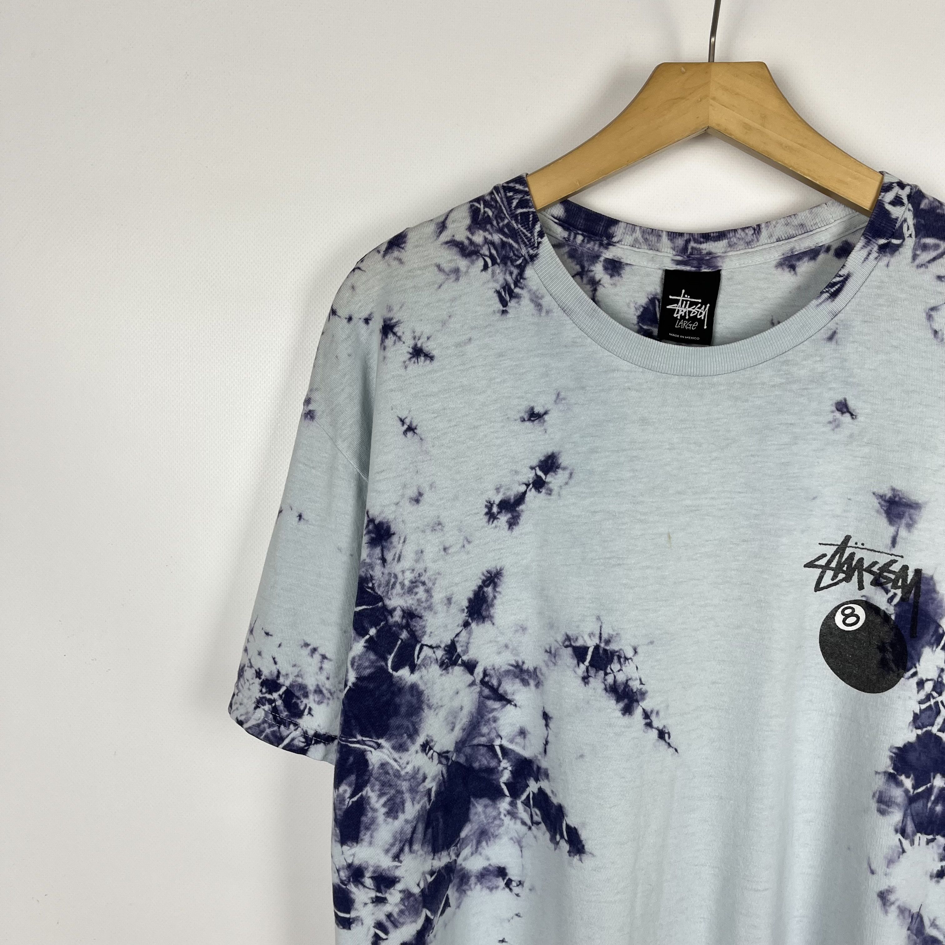 Stussy Vintage Stussy 8 Ball Big Logo Tie-Dye T Shirt 2000’s Size US L / EU 52-54 / 3 - 13 Thumbnail