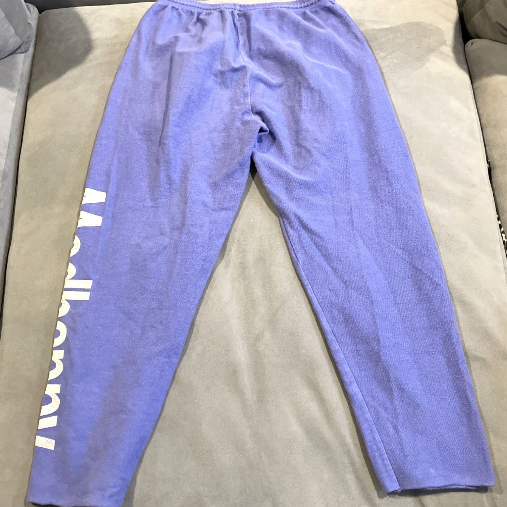 Madhappy Madhappy Sweatpants Women Purple With Logo Down Leg Size M, Regular, Cotton Down Fabric, Pants, Sweatpants, Purple, Mid 2000s? Size 32" / US 10 / IT 46 - 6 Thumbnail