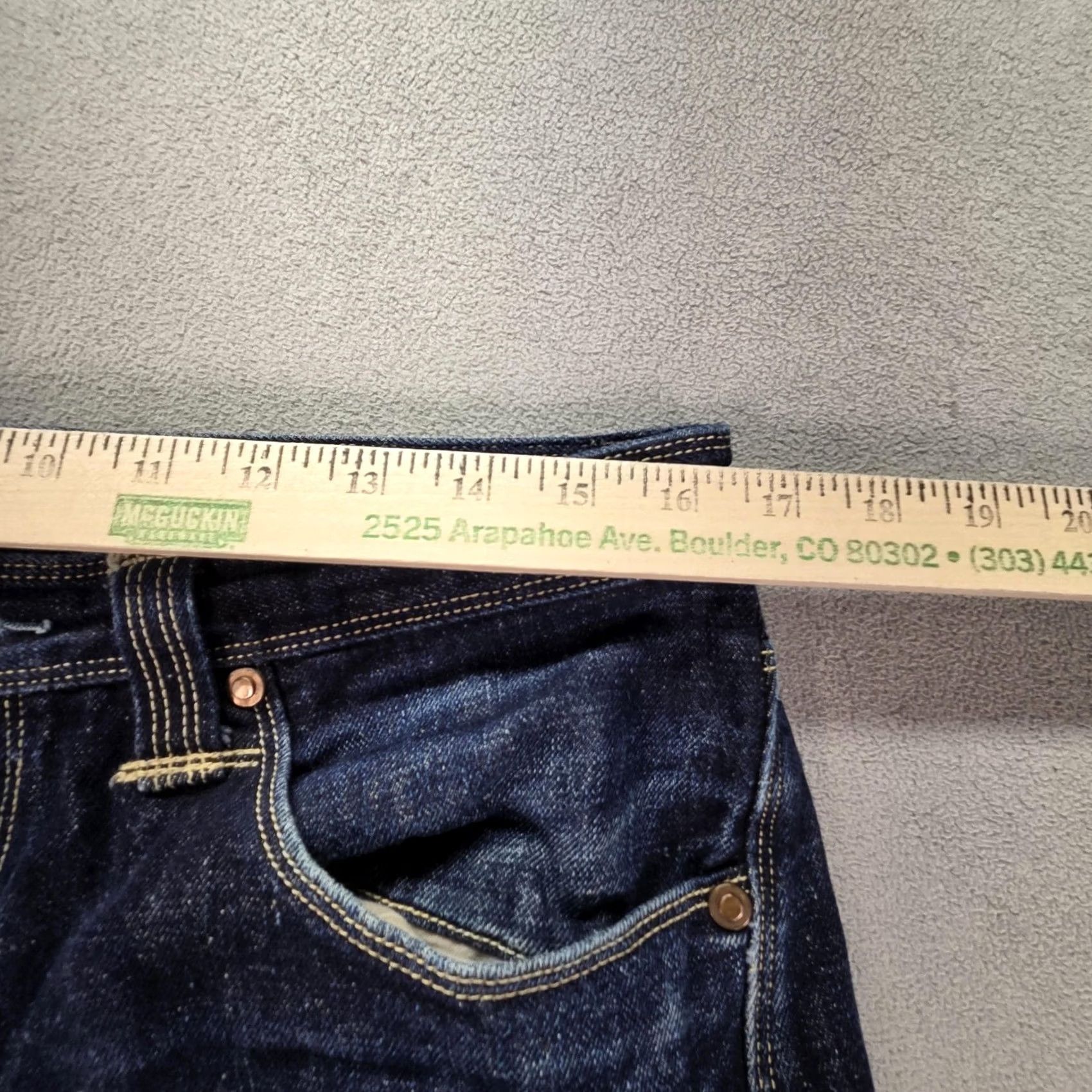 Levi's VTG Levi's Engineered Jeans Mens Blue Dark Wash 32x27 Distressed Pockets 10th Anniversary 32 Inseam Logo Button Denim Jeans Mens Size US 32 / EU 48 - 3 Thumbnail