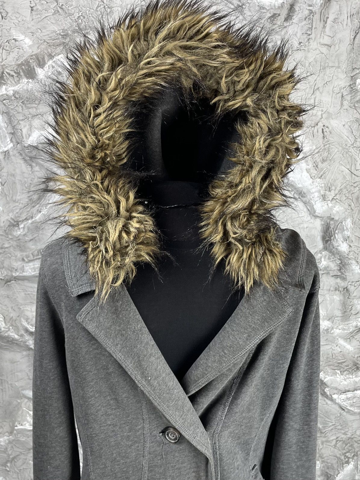 If Six Was Nine Abercrombie and Fitch 2000s Fur Y2K Jacket LGB Japanese Vibe Size US M / EU 48-50 / 2 - 7 Thumbnail