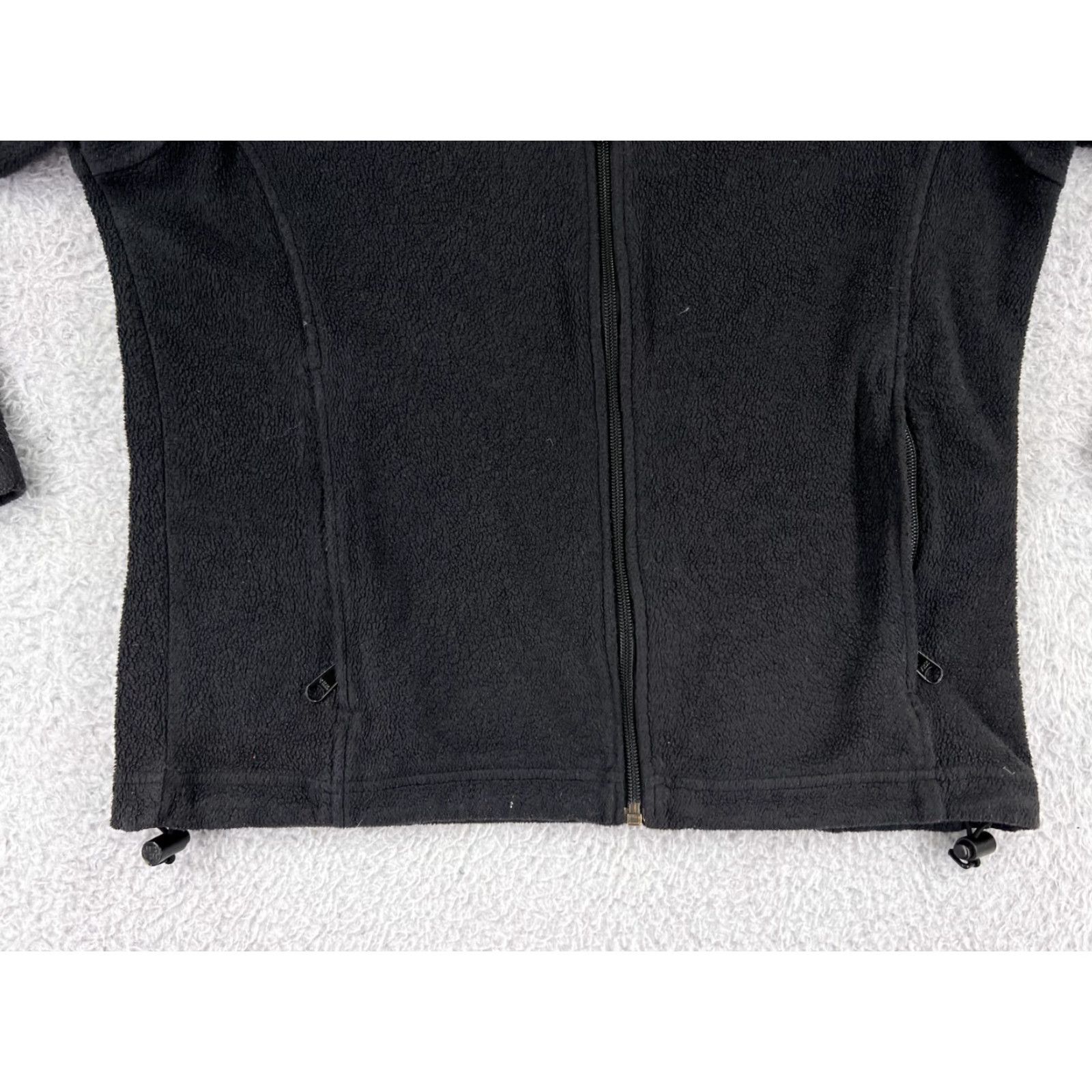 Vintage Columbia Womens Small Black Full Zip Fleece Jacket Polyester Mock Neck Outdoor Casual Men/Women Size S / US 4 / IT 40 - 7 Thumbnail