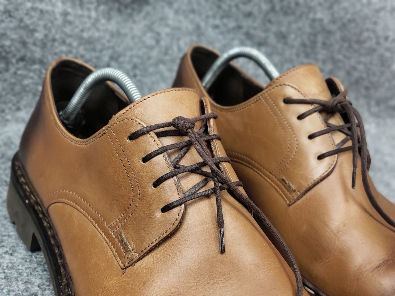 Designer × Mephisto Mephisto Brown Derby Classic Mens Lace Up Shoes Size US 11 / EU 44 - 15 Thumbnail