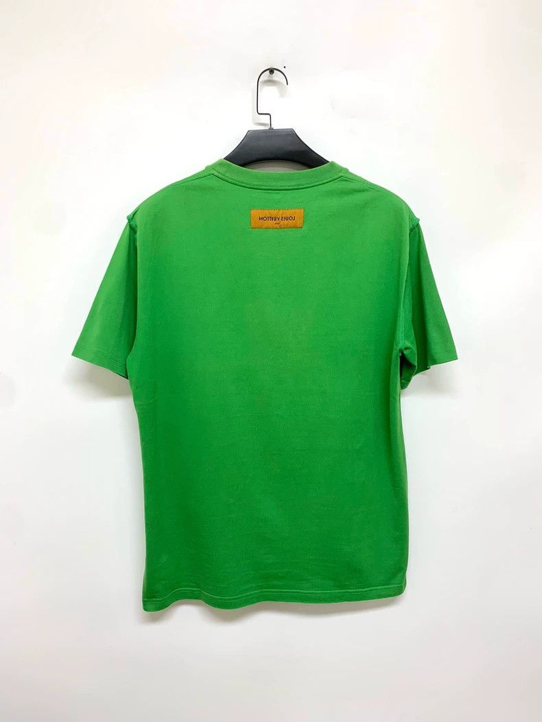 Louis Vuitton Louis Vuitton Green short sleeve T-shirt Size US XL / EU 56 / 4 - 2 Thumbnail