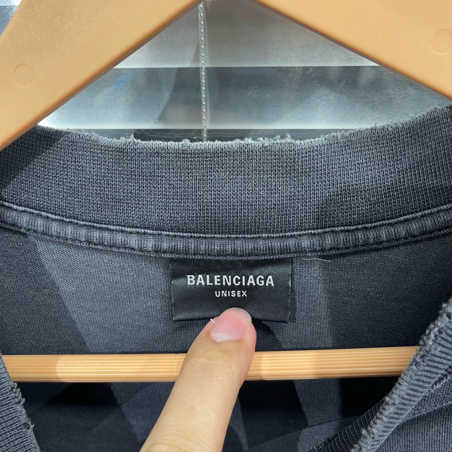Balenciaga Balenciaga Black & White Tape Short Tee S 99 New Size US S / EU 44-46 / 1 - 3 Thumbnail