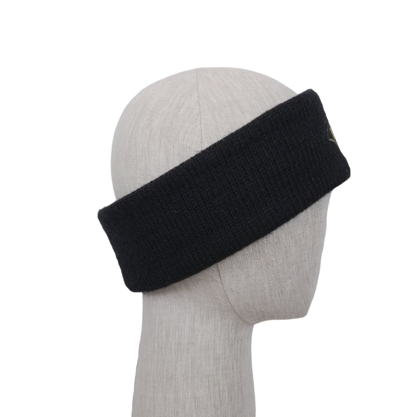 Vintage Vintage Black Comb Wool & Fleece Headband by Merkley Size ONE SIZE - 4 Thumbnail