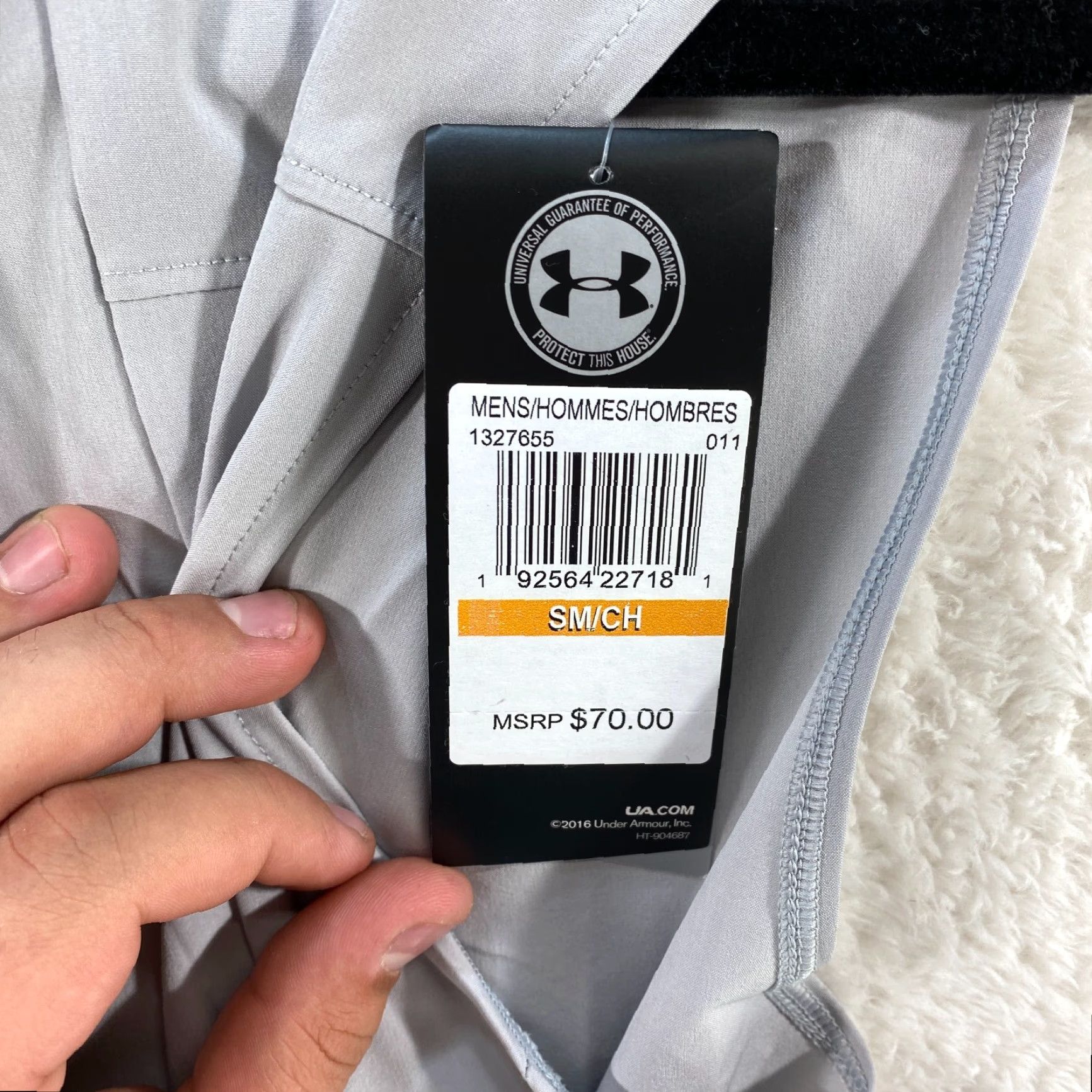 Under Armour VINTAGE Under Armour Vanish Hybrid 1327655-011 Full Zip Silver Gray Vest Small Men Jacket XS? Size US S / EU 44-46 / 1 - 6 Thumbnail
