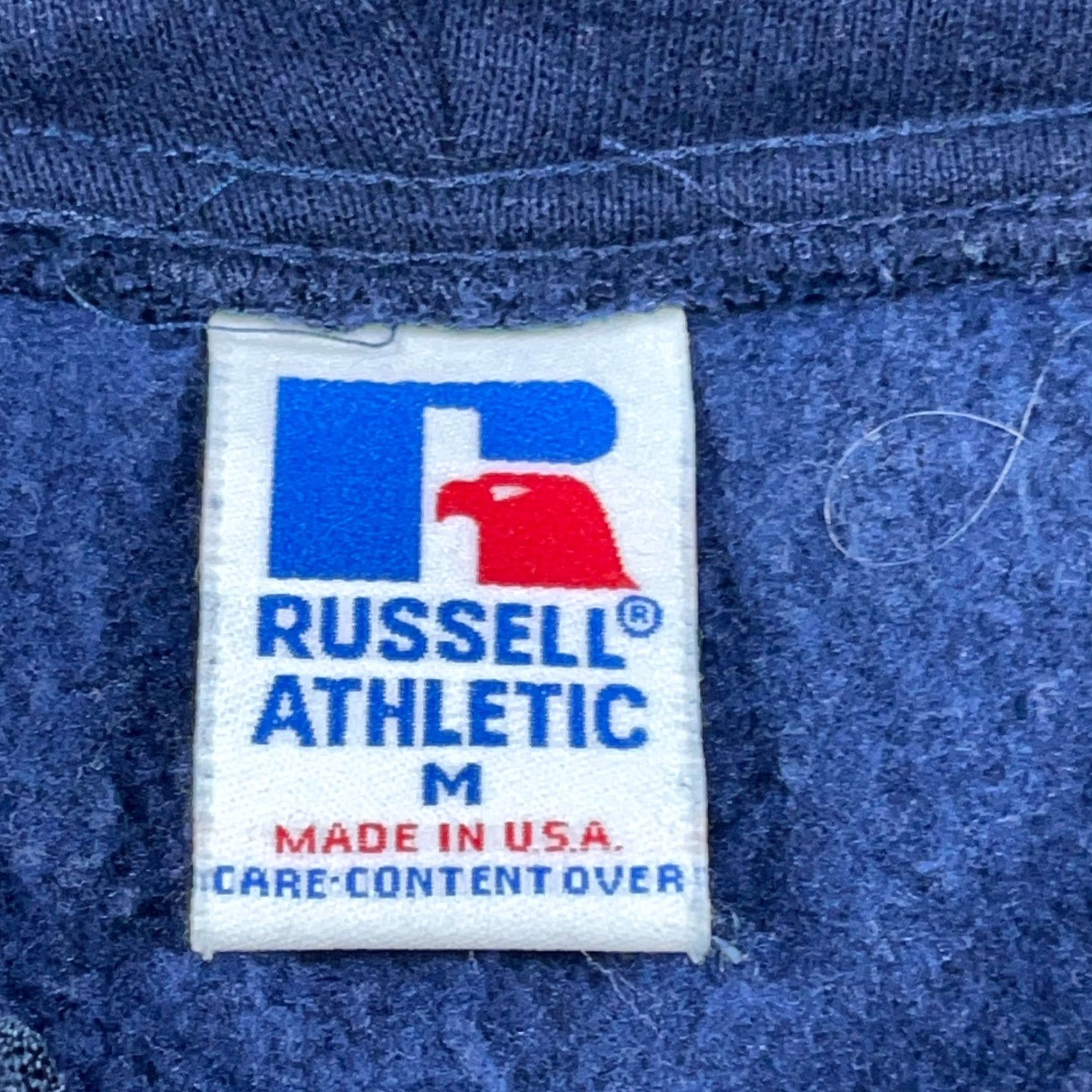 Russell Athletic VINTAGE Russell Sweatshirt Men XXL Green Crew Neck Sweater Blank Made USA 90s Hooded Embroidered Logo 1/4 Zip All Seasons Heavyweight Size US M / EU 48-50 / 2 - 2 Thumbnail