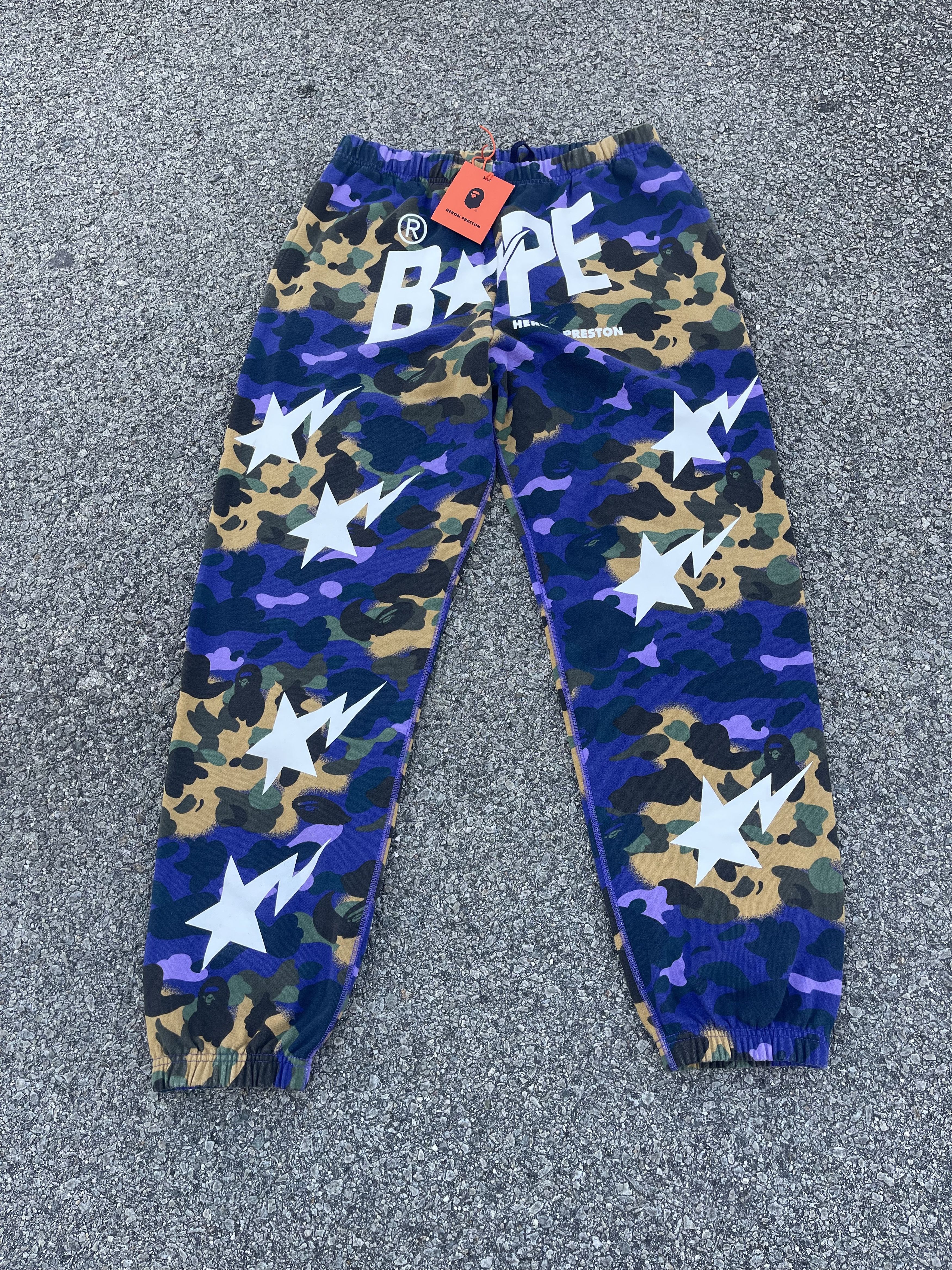 Bape × Heron Preston Bape x Heron Preston Sweat Pants Size US 33 - 3 Thumbnail