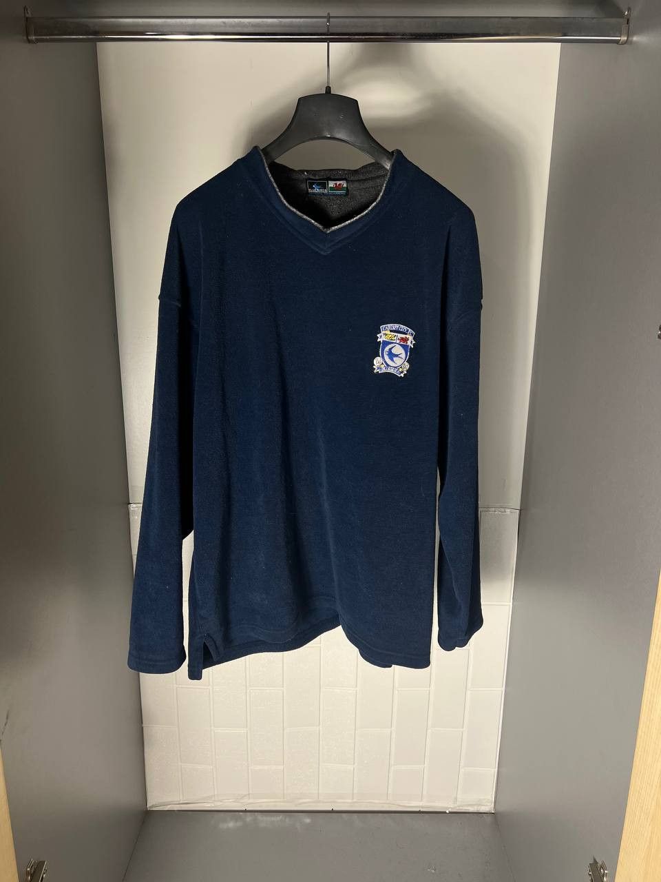 Vintage VERY RARE CARDIFF CITY ENGLAND RUGBY RETRO SOCCER SWEATSHIRT Size US M / EU 48-50 / 2 - 1 Thumbnail