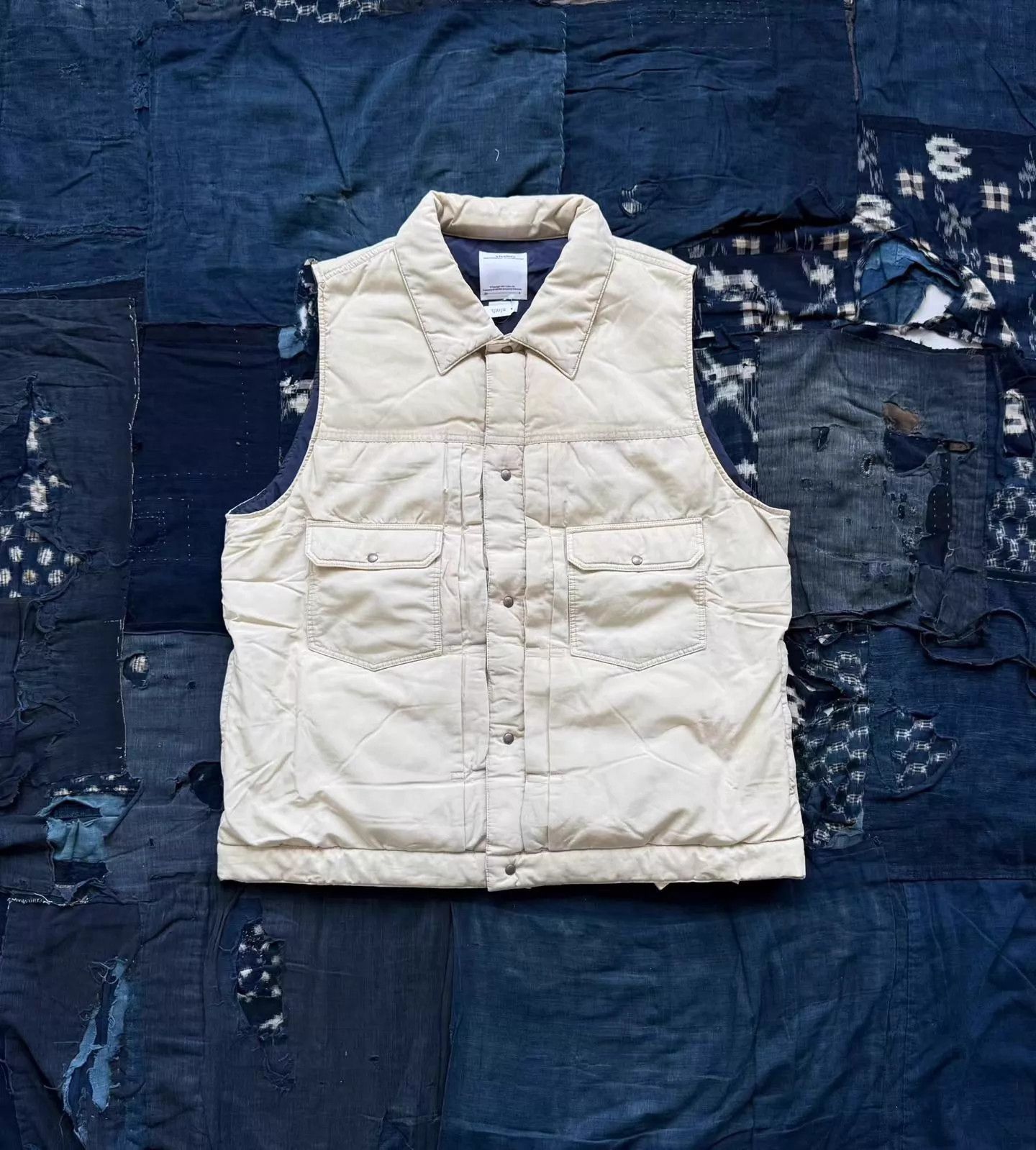 Visvim visvim 20AW 101 Down Vest Overdye Ivory 4 Shibuya Excl Badge Size US XL / EU 56 / 4 - 1 Thumbnail