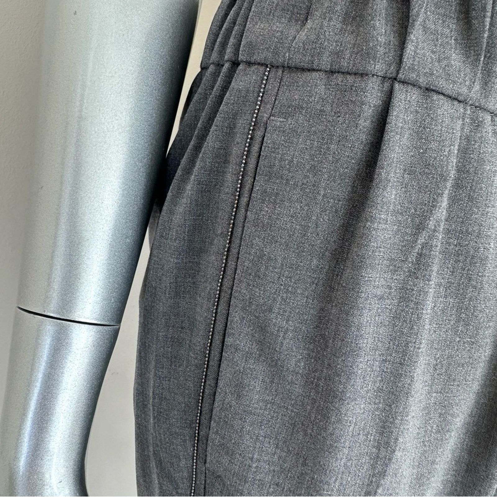 Brunello Cucinelli Brunello Cucinelli women wool pants size 6 US Retail 2250$ Size 28" / US 6 / IT 42 - 2 Thumbnail