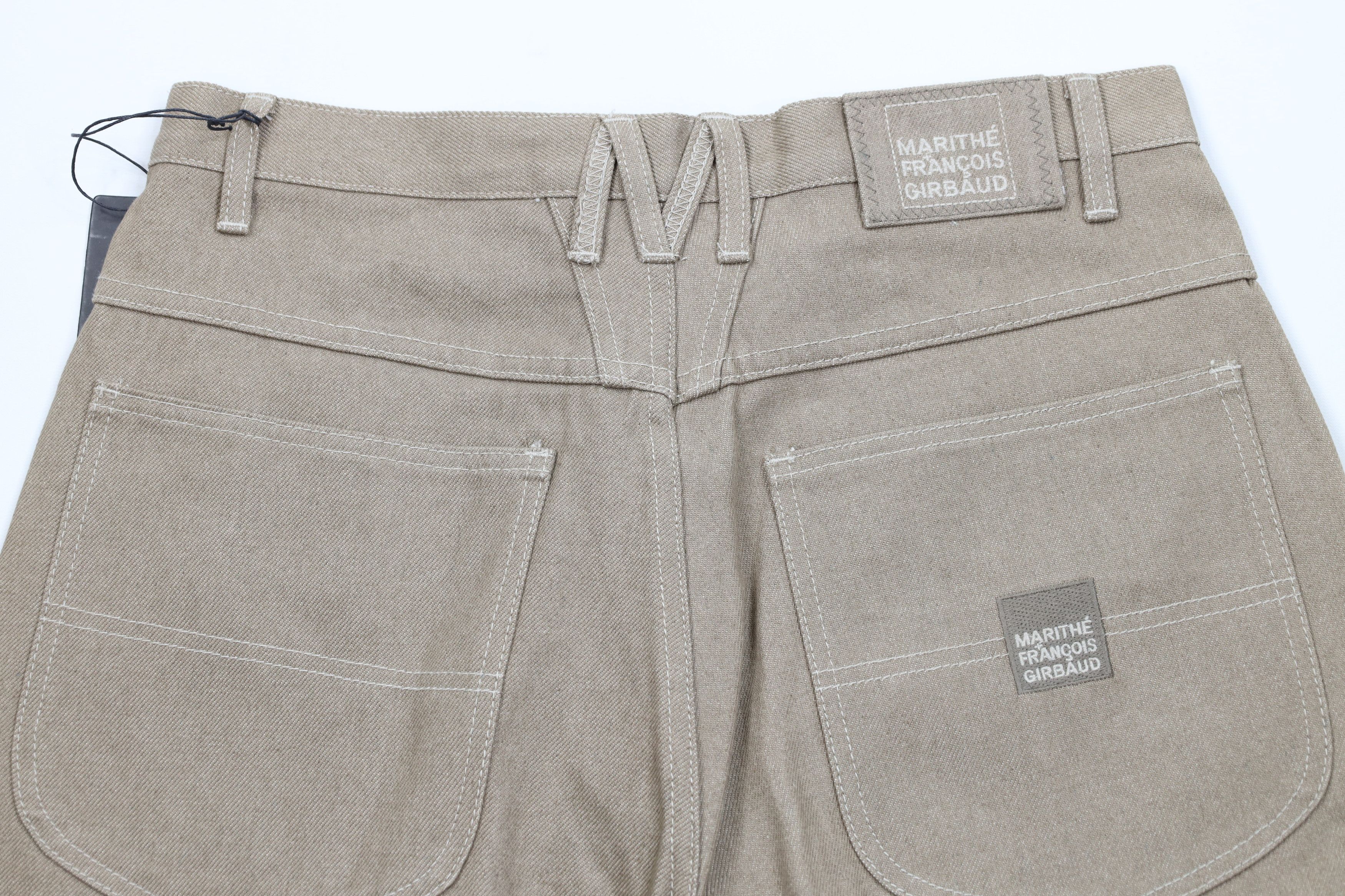 Marithe + Francois Girbaud Deadstock Vintage 90s Marithe Francois Girbaud Denim Shorts Size US 33 - 12 Thumbnail