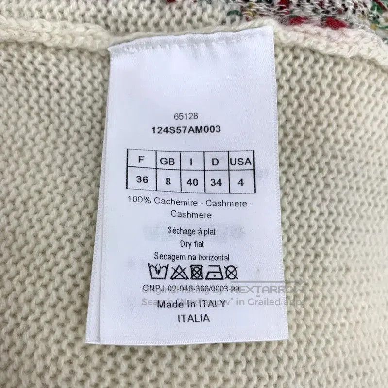 Dior Dior Colorblock Cashmere Sweater for Women . Size XS / US 0-2 / IT 36-38 - 7 Thumbnail