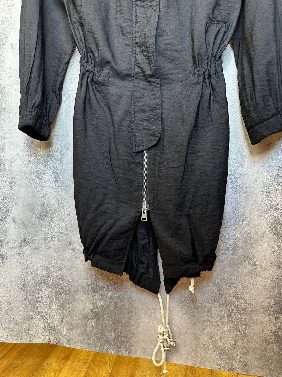 Allsaints Allsaints Calla Parka Avant-Garde Lightweight Black Jacket Size S / US 4 / IT 40 - 8 Thumbnail