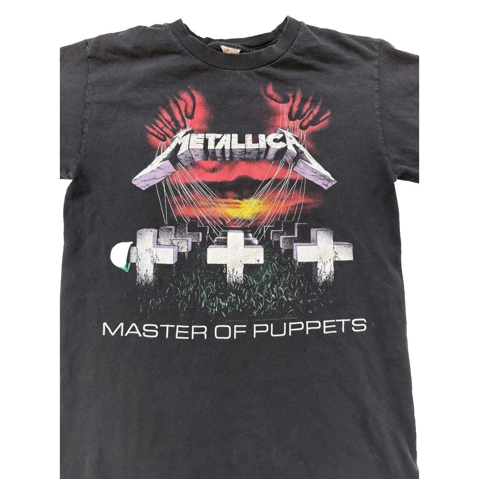 Alstyle Metallica Master Of Puppets TShirt 2007 Y2K SM Heavy Metal Size US S / EU 44-46 / 1 - 2 Thumbnail