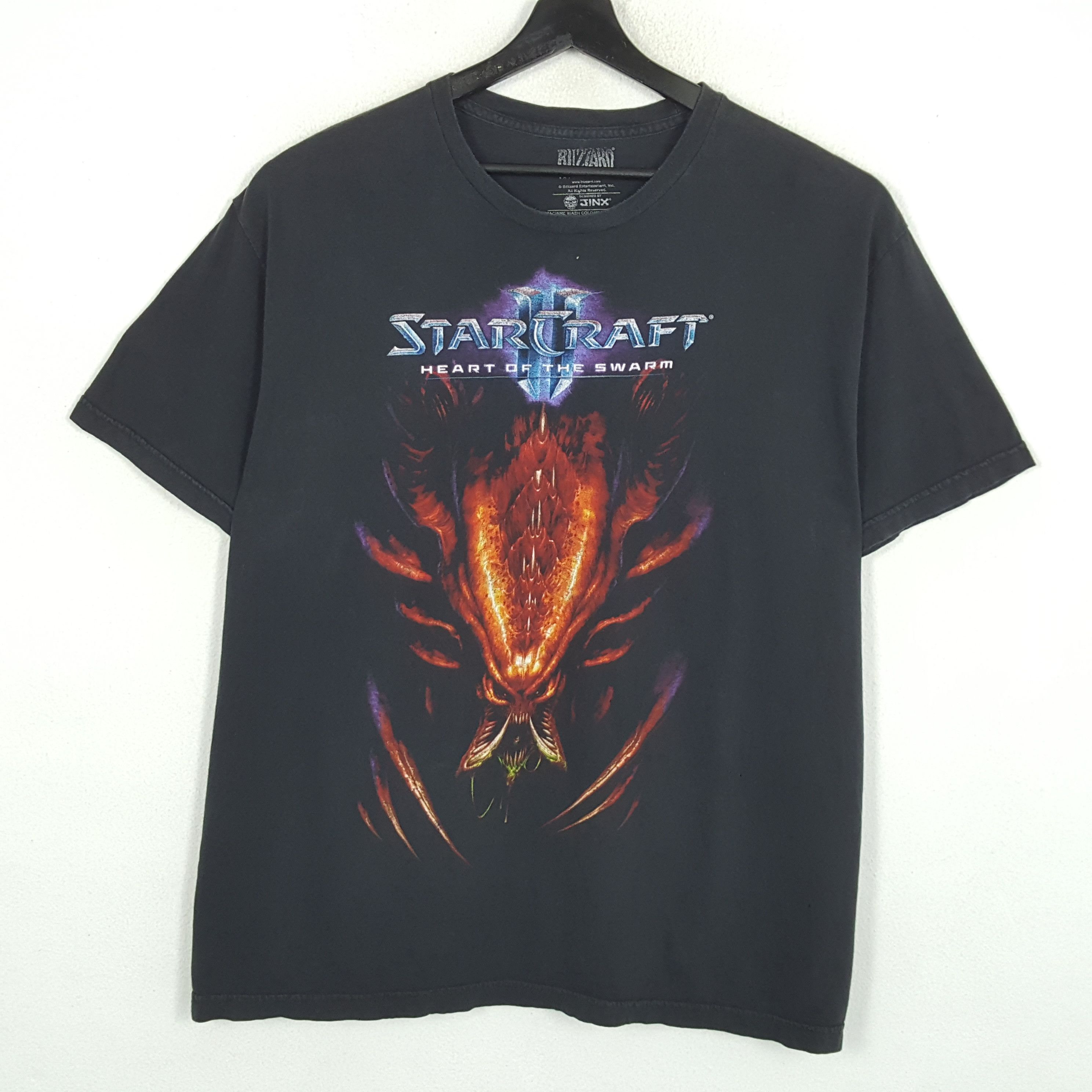 Playstation × The Game × Vintage STARCRAFT Blizzard PlayStation Games Promo Style Tshirt Size US XL / EU 56 / 4 - 1 Thumbnail