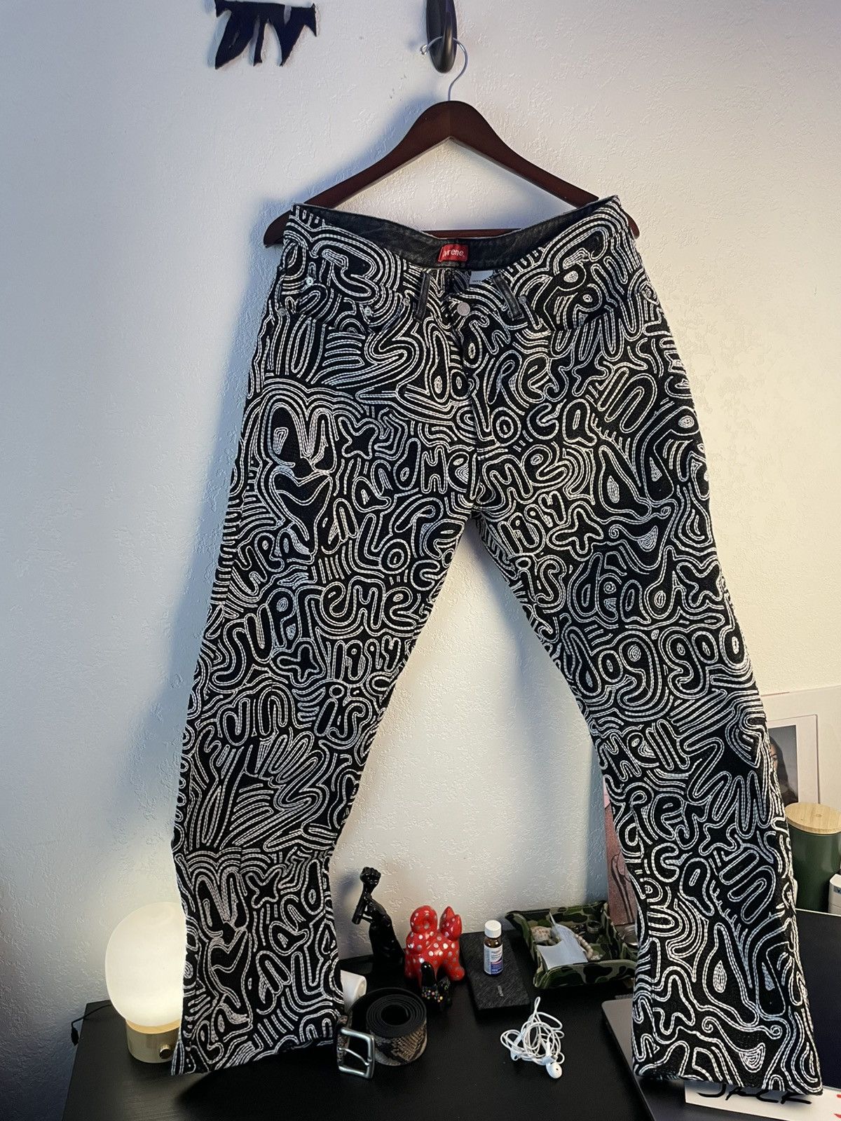 Supreme Chainstitch regular jean Size US 34 / EU 50 - 1 Thumbnail