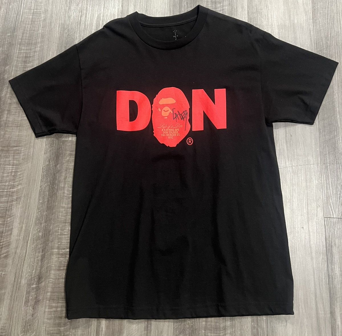 Bape BAPE X DON TOLIVER TEE SIGNED | Grailed