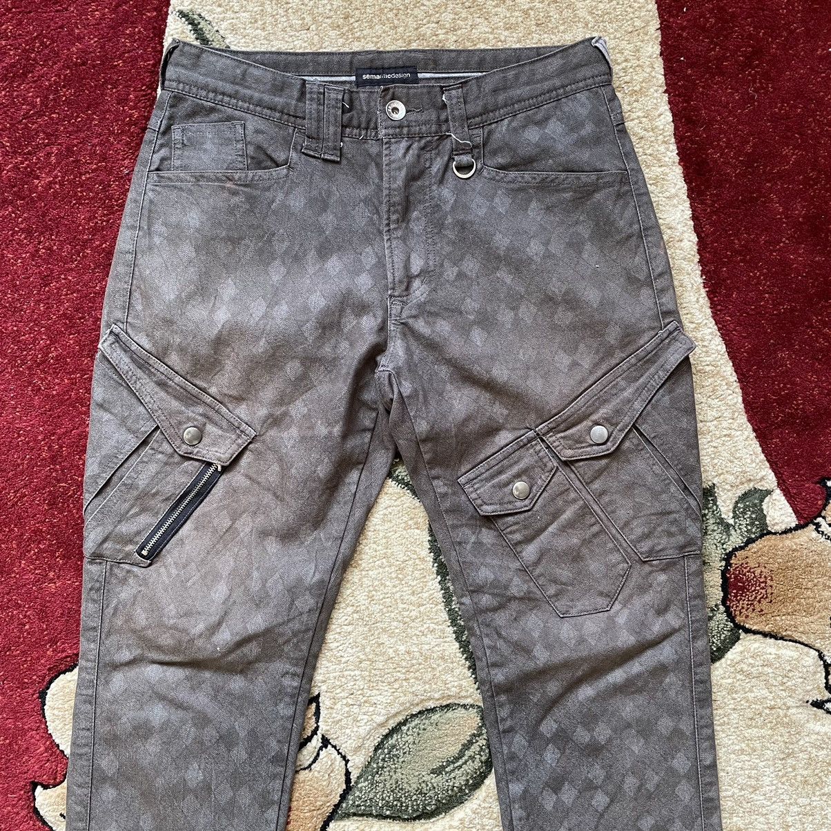 Japanese Brand × semanticdesign SEMANTIC DESIGN MONOGRAM MULTIPOCKET PUNK PANT Size US 29 - 3 Thumbnail