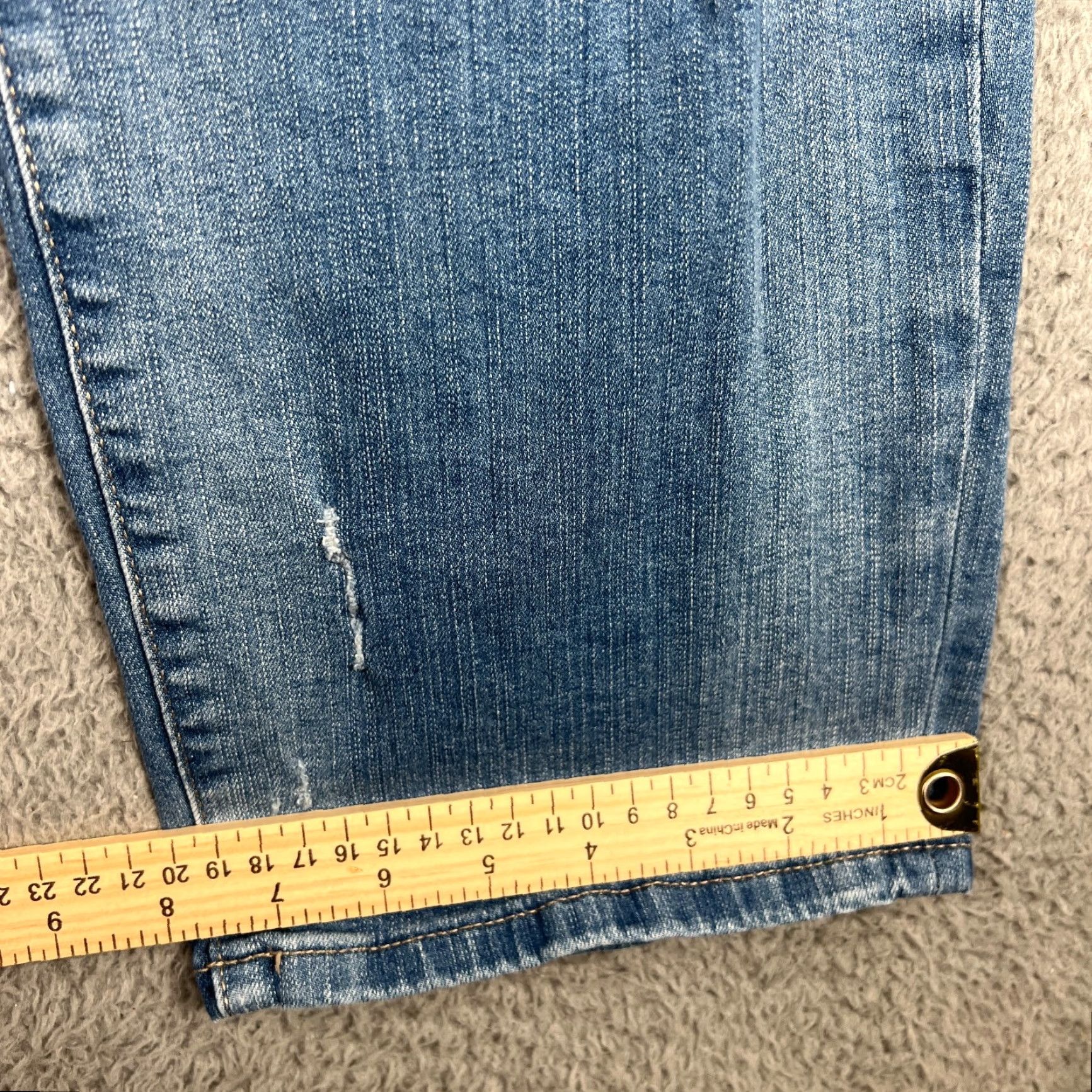 Torrid Torrid Women's Plus Size 22 Boyfriend Straight Jeans Blue Cotton Blend Zip Size 40" / US 18 - 2 Thumbnail