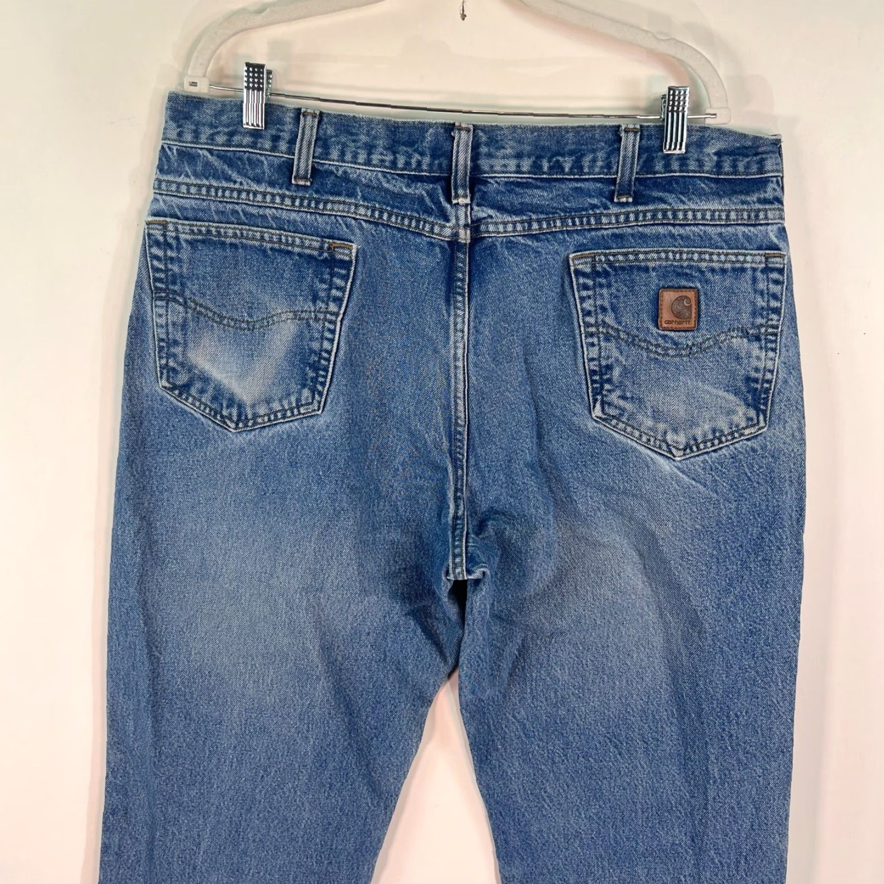 Carhartt Carhartt Pants Mens 40 Blue Relaxed Fit Dungaree Work Wear Outdoor 40x30 Size US 40 / EU 56 - 6 Thumbnail