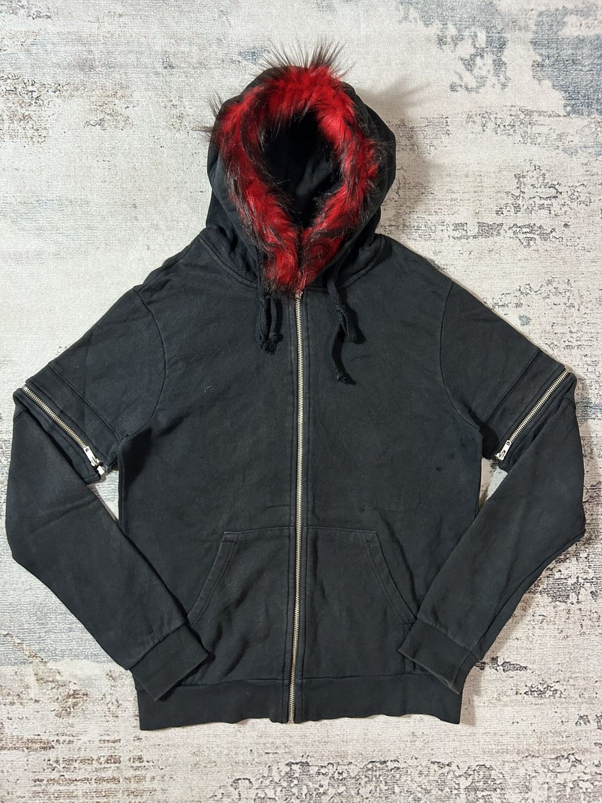 Beauty Beast × If Six Was Nine × Japanese Brand Undefined Japan Faux Fur Hoodie Zip Lgb Style Size US L / EU 52-54 / 3 - 3 Thumbnail