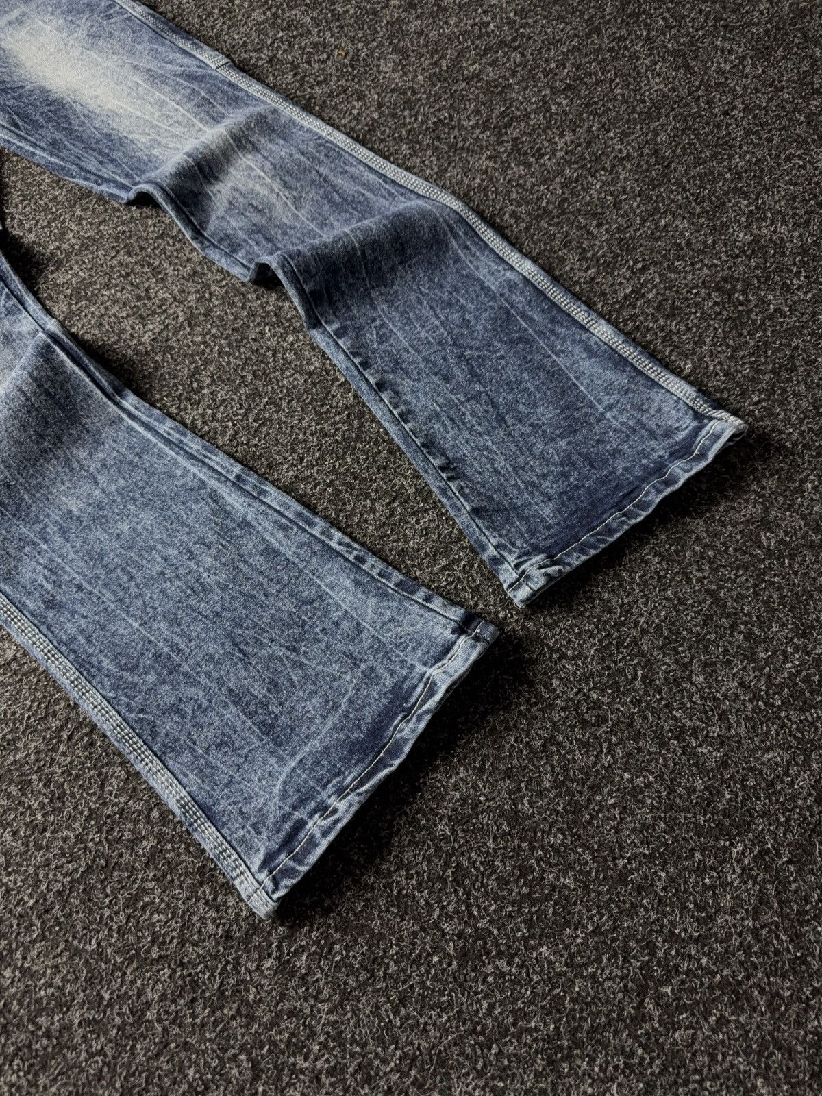 Japanese Brand × Vintage Vintage 90s Low Waist Flare Jeans Y2K Japanese Vibe Size 27" / US 4 / IT 40 - 4 Thumbnail