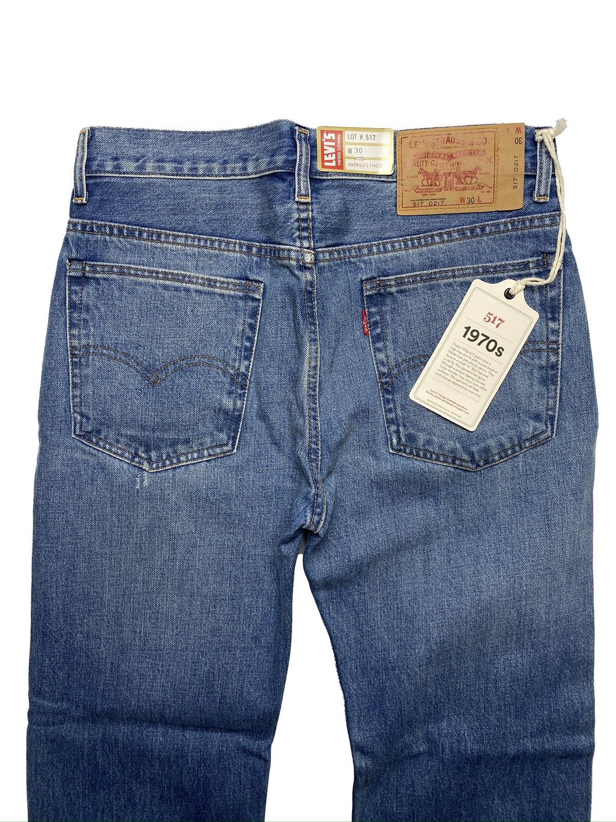 Levi's Vintage Clothing Levi’s LVC 517 1970s Deadstock Bootcut Size US 30 / EU 46 - 4 Thumbnail