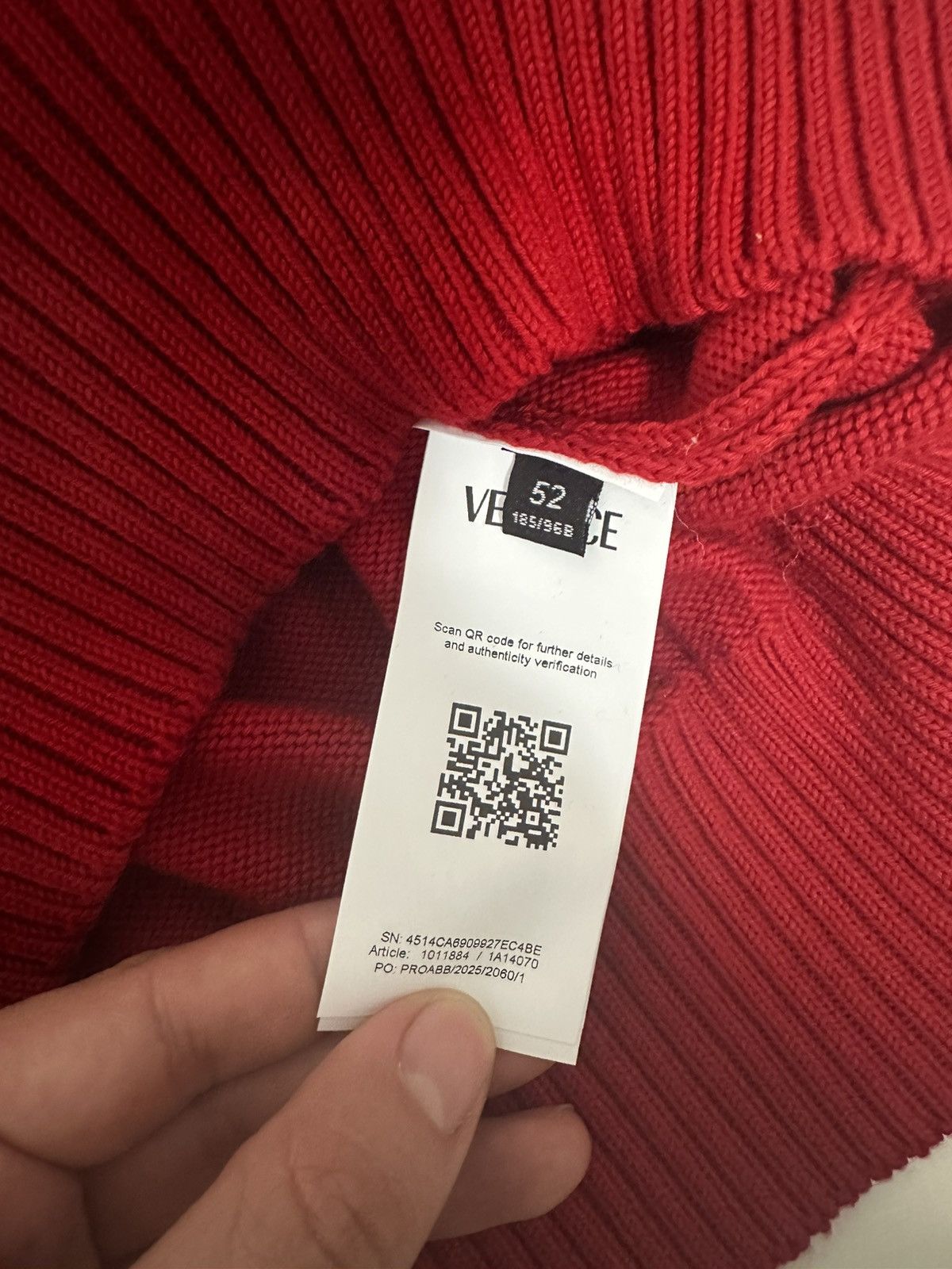 Versace Versace Red Sweatshirt Size US XL / EU 56 / 4 - 7 Thumbnail