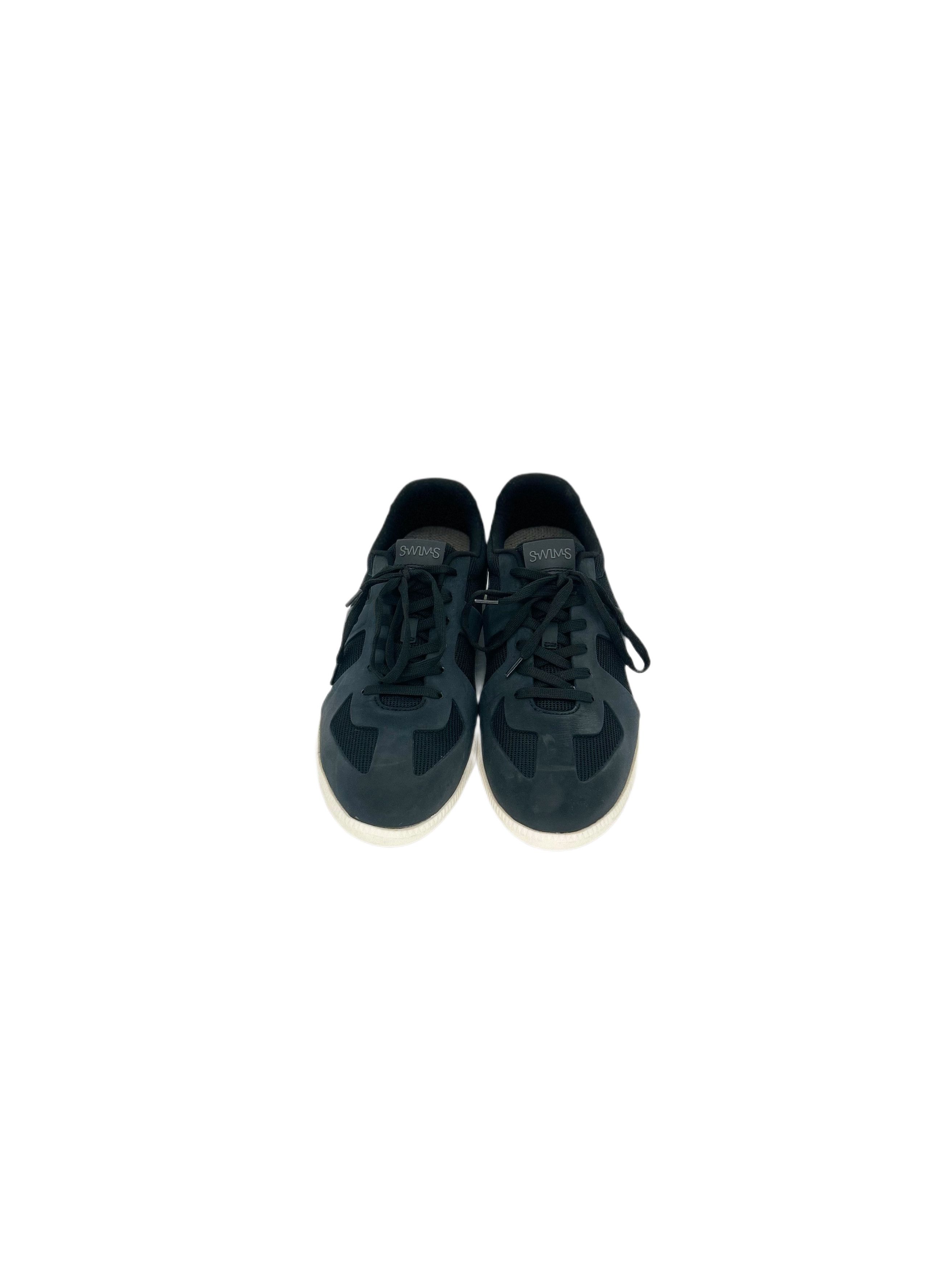 Swims Black Luca Mesh Low Trainers Sneakers Size US 12 / EU 45 - 4 Thumbnail
