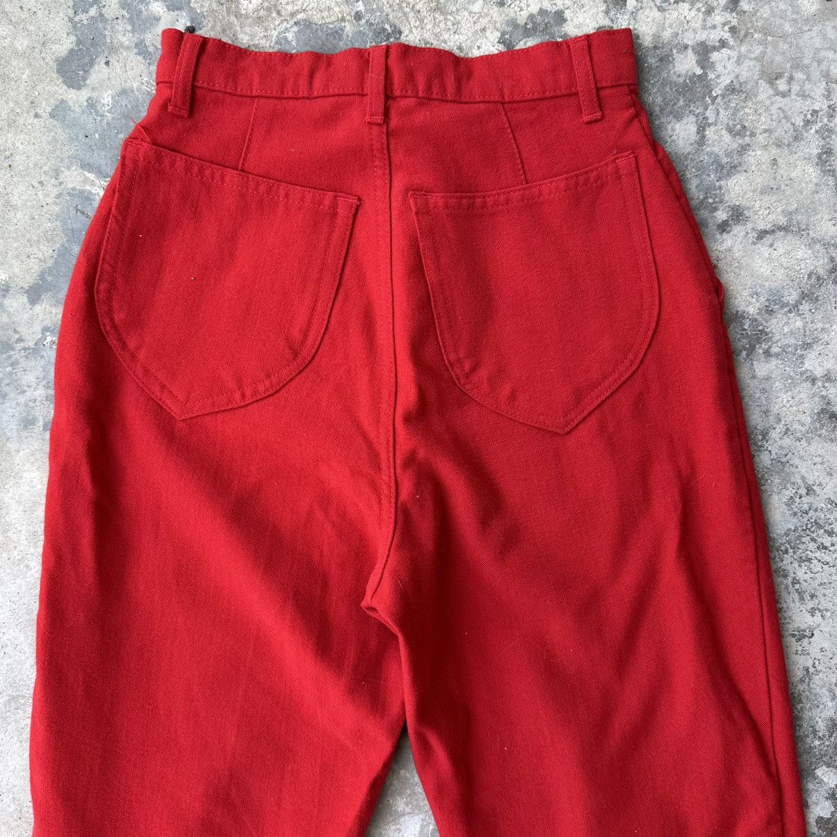 Hai Sporting Gear × Issey Miyake × Japanese Brand Hai Sporting Gear By Issey Miyake Red Pants Size 23" - 5 Thumbnail