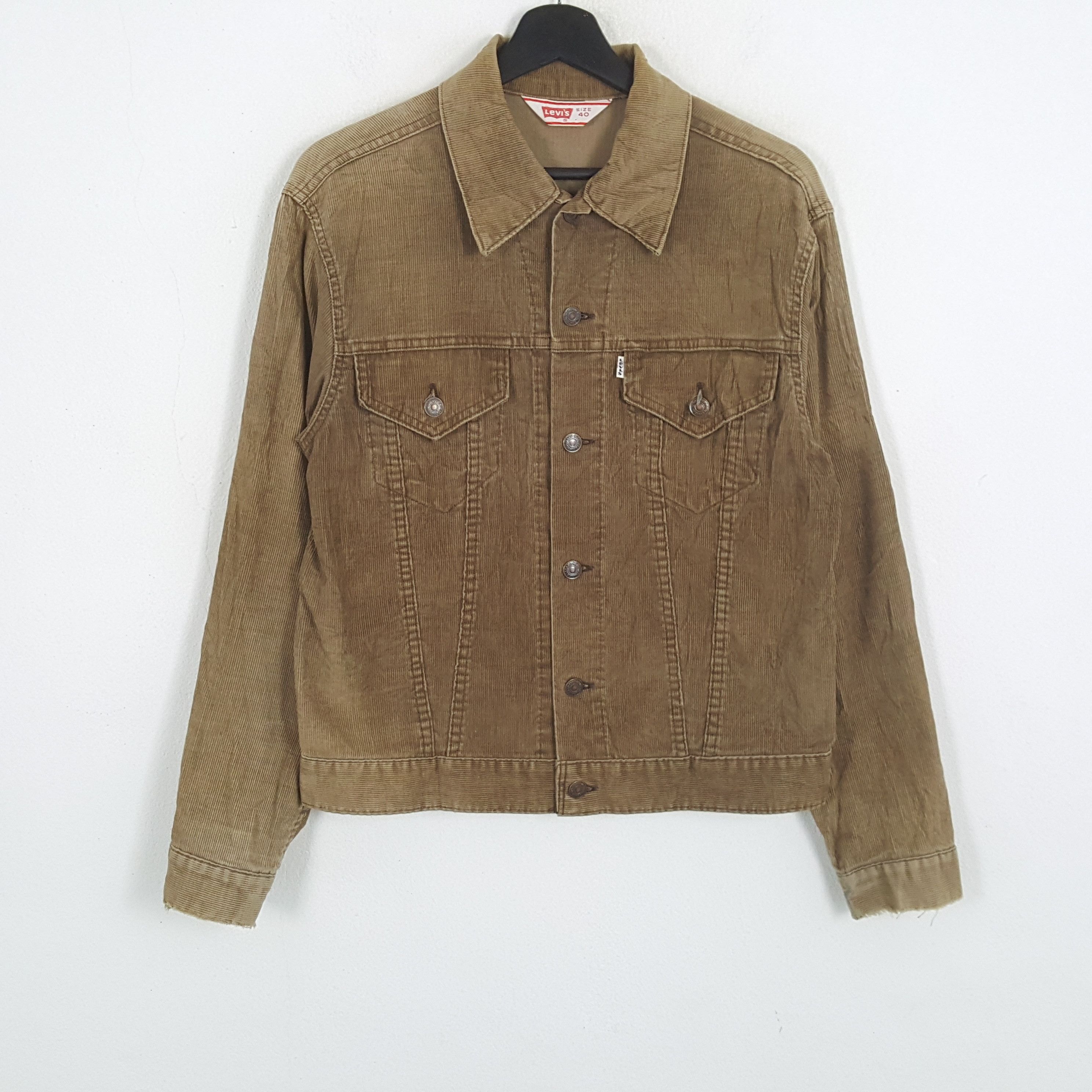 Levi's × Levi's Vintage Clothing × Vintage LEVI'S Streetwear Style Distressed Velvet Jacket Size US M / EU 48-50 / 2 - 1 Thumbnail