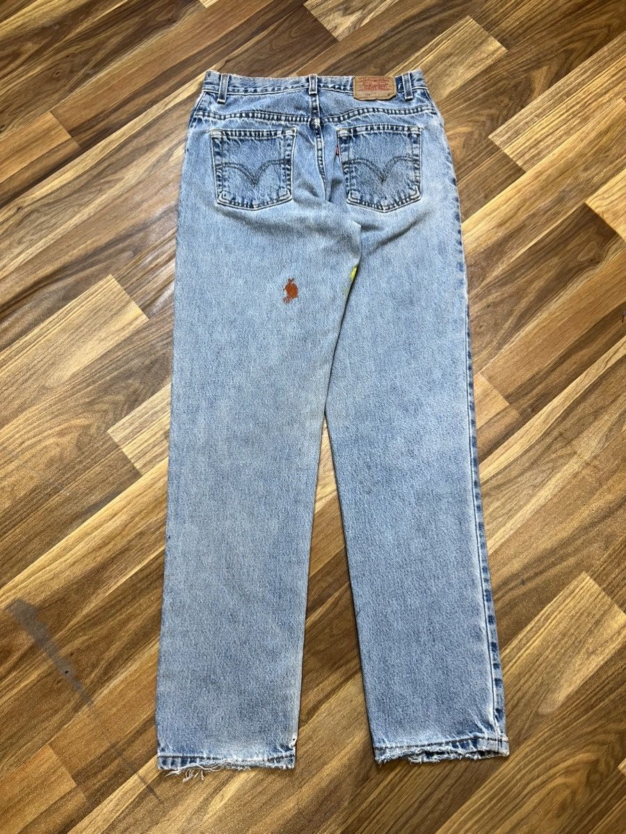 Levi's Vintage levis 550 pain ( natuto ) handmade printed denim Size US 29 - 8 Thumbnail