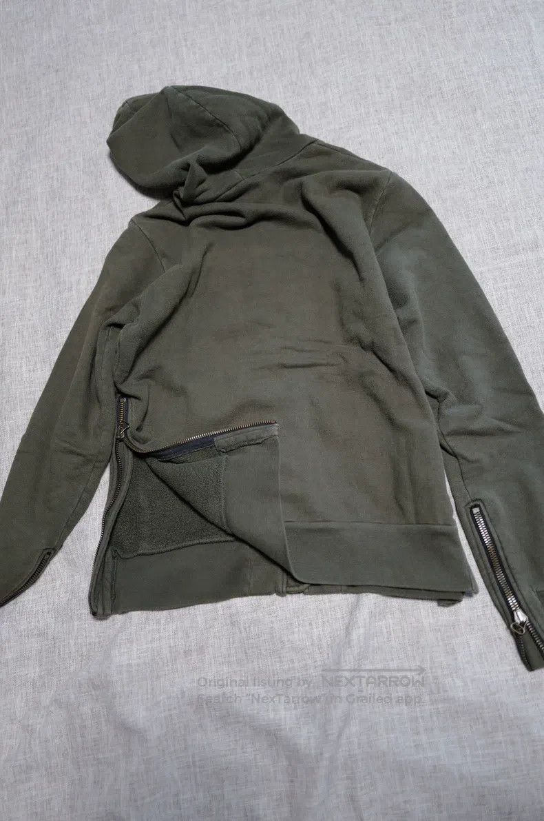 Balmain BALMAIN Distressed zipper hooded sweatshirt Size US S / EU 44-46 / 1 - 2 Thumbnail