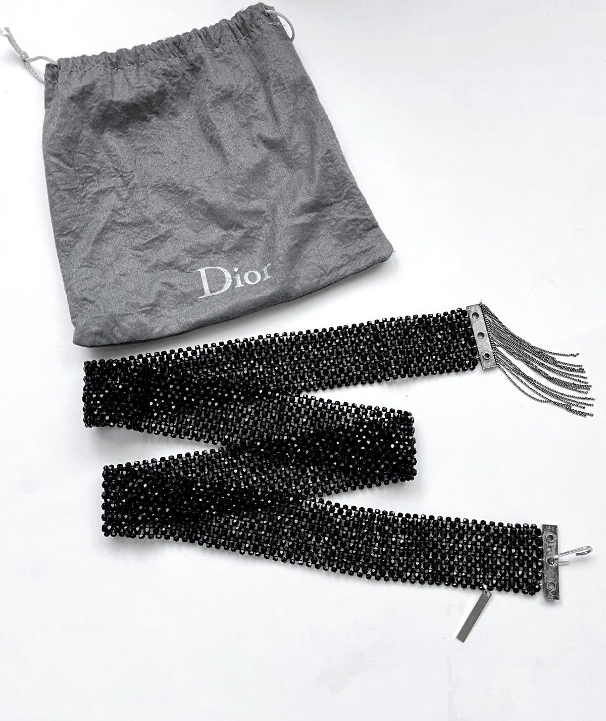 Dior Dior Homme SS04 Strip crystal belt by Hedi Slimane Size ONE SIZE - 1 Thumbnail