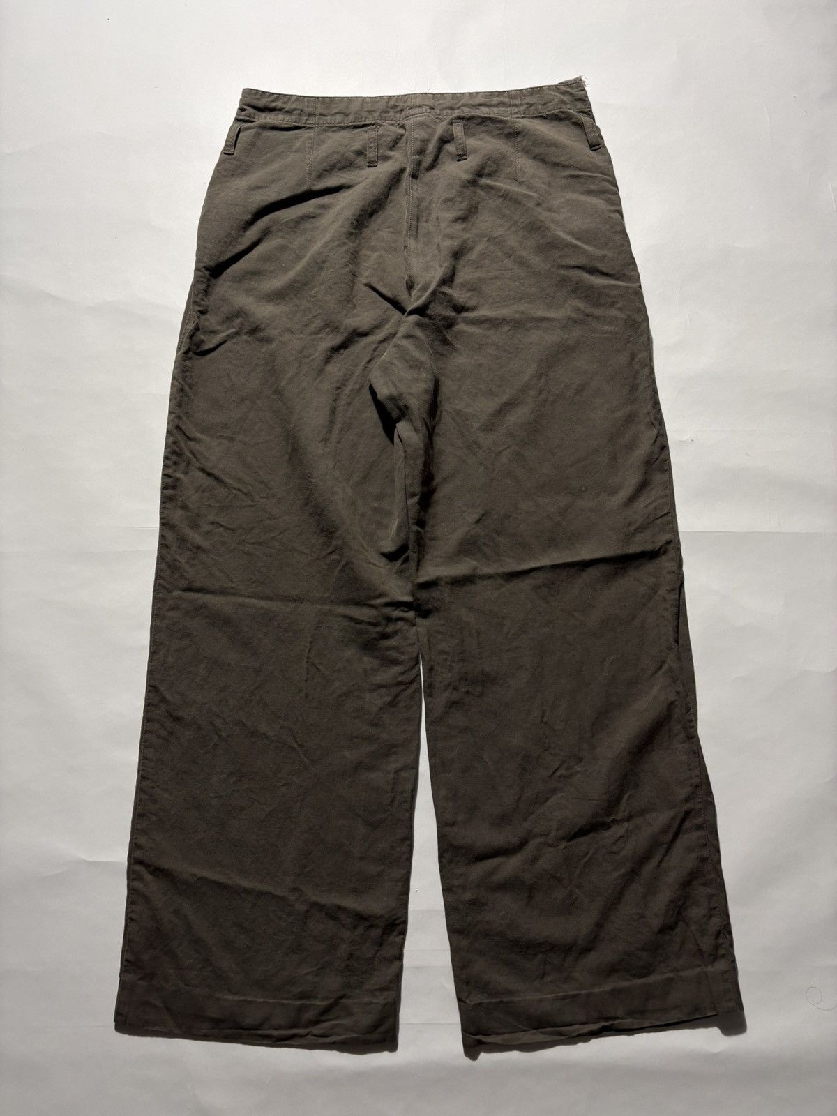 Dries Van Noten DRIES VAN NOTEN WIDE LEG TROUSER PANTS Size 26" / US 2 / IT 38 - 2 Thumbnail