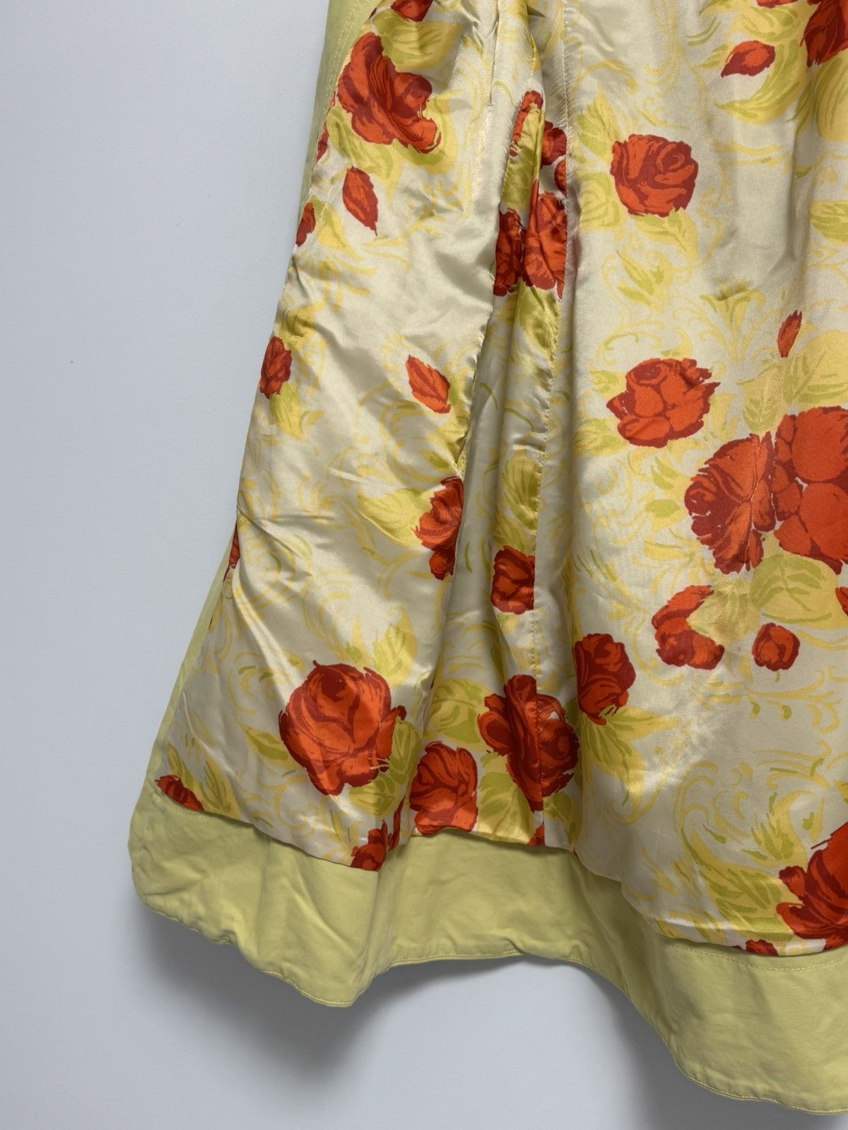 Diesel Diesel Vintage 90s Cotton Trench Coat Y2K Lemon Sz S Size S / US 4 / IT 40 - 14 Thumbnail
