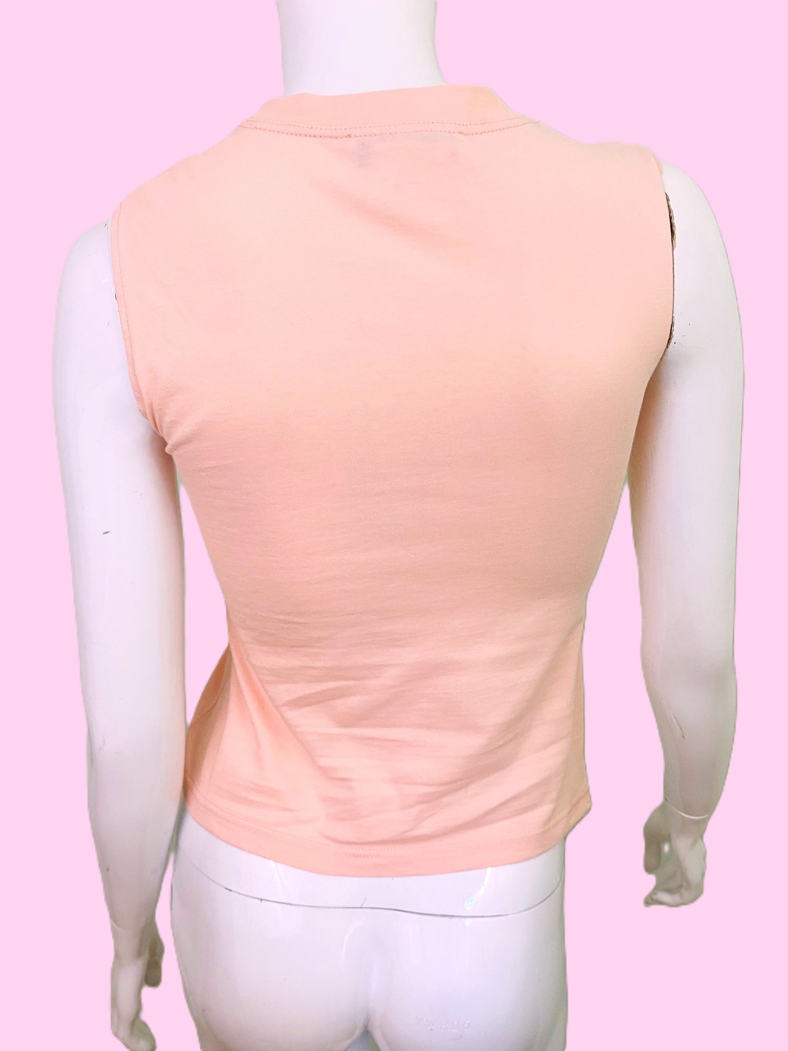 Dior Christian Dior Denim J'adore John Galliano Pink Tee Top Size XS / US 0-2 / IT 36-38 - 7 Thumbnail