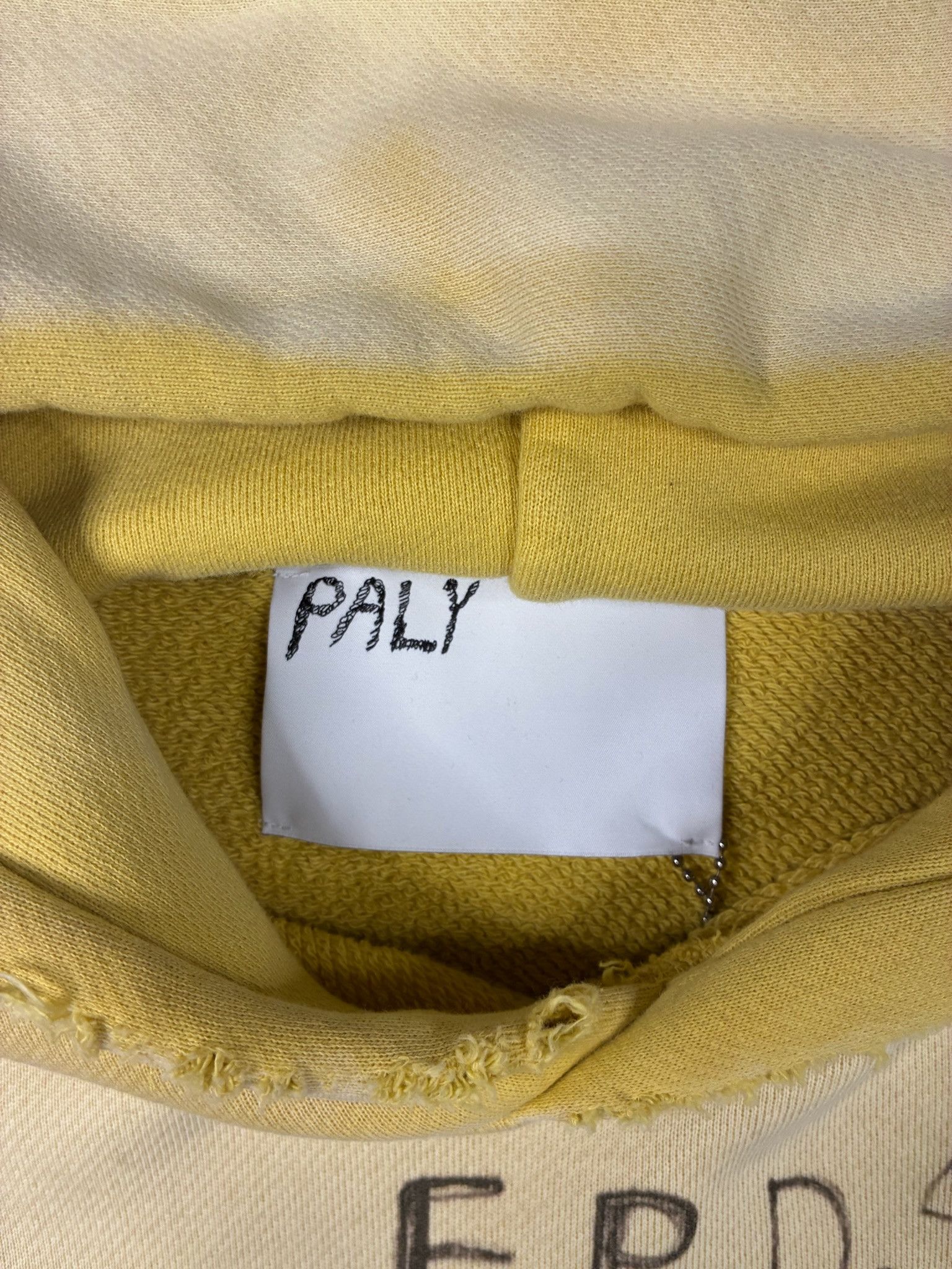 Paly Hollywood PALY: Yellow 'EPDS' Hoodie Size US M / EU 48-50 / 2 - 5 Thumbnail