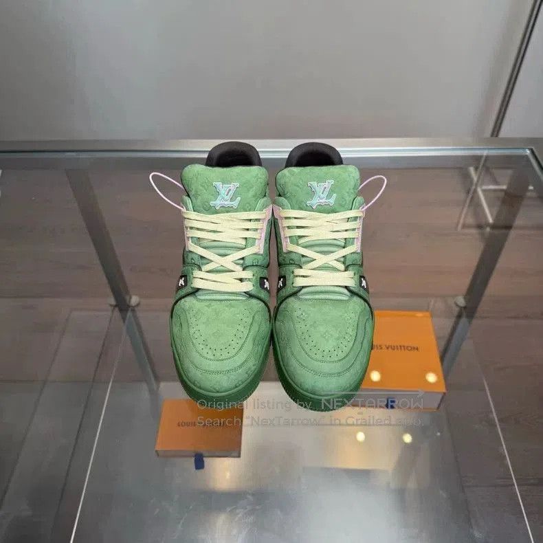 Louis Vuitton Louis Vuitton x Tyler Trainer Green UK9.5. Size US 9.5 / EU 42-43 - 6 Thumbnail
