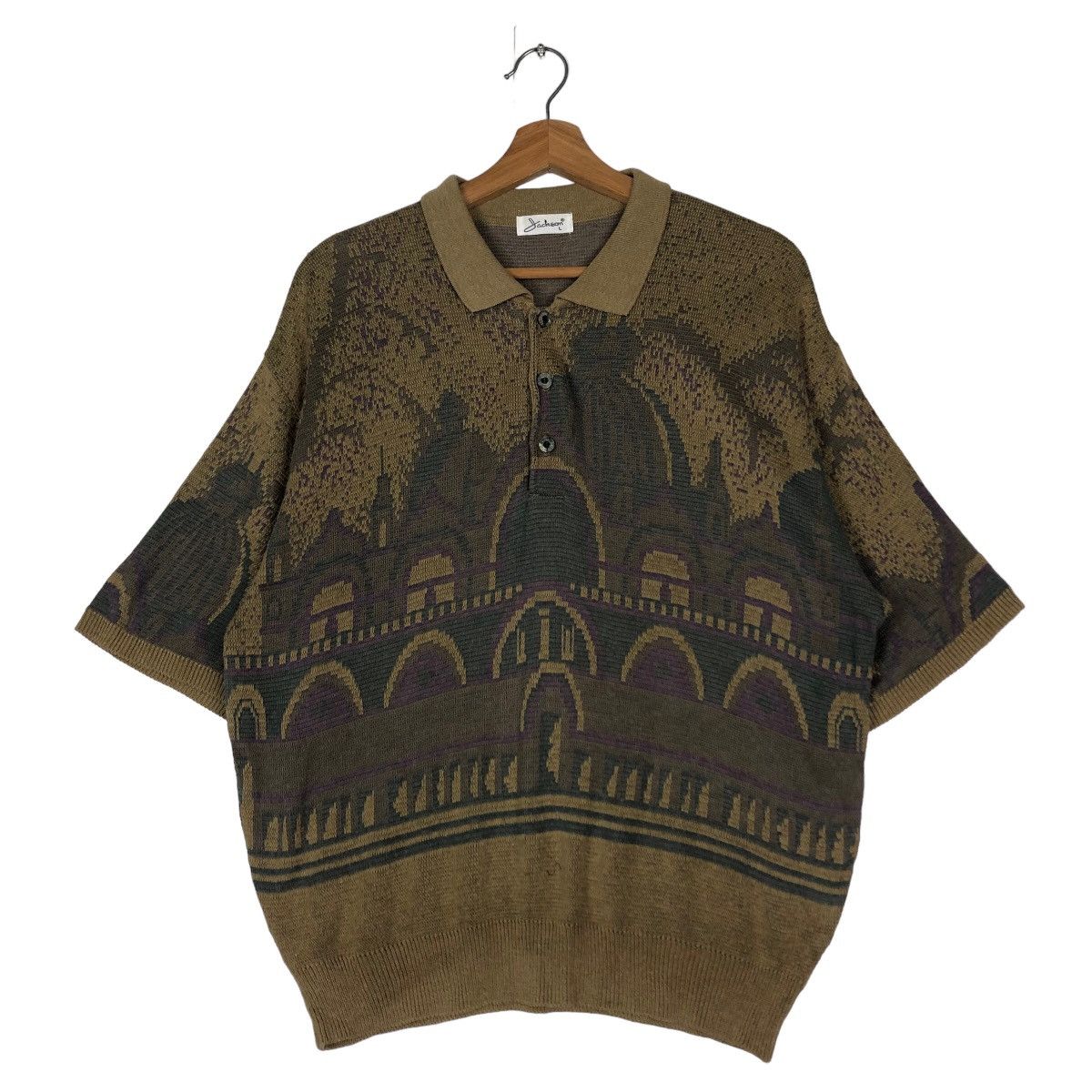 Japanese Brand 🔥Vintage 80’s Knit Cardigan Sweathsirt Jackson Japan Made Size US L / EU 52-54 / 3 - 1 Thumbnail