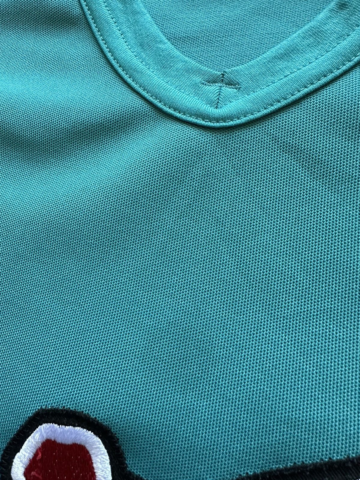 Reebok Vintage 90s Reebok WHL CHL Fight Strap Authentic Teal Jersey Size US XXL / EU 58 / 5 - 10 Thumbnail