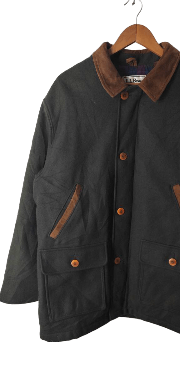 L.L. Bean LL BEAN HEAVY WOOL JACKET MADE IN USA Size US L / EU 52-54 / 3 - 4 Thumbnail