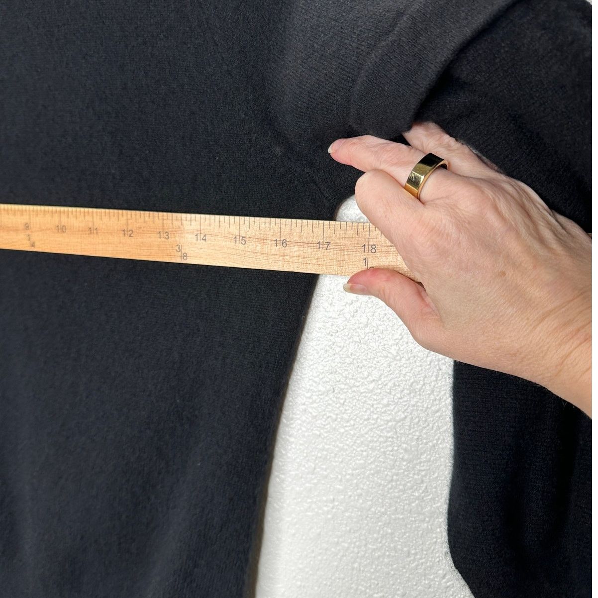 Jonathan Simkhai Jonathan Simkhai Black Mackenzie Mock Neck Cashmere Sweater Size S / US 4 / IT 40 - 12 Thumbnail