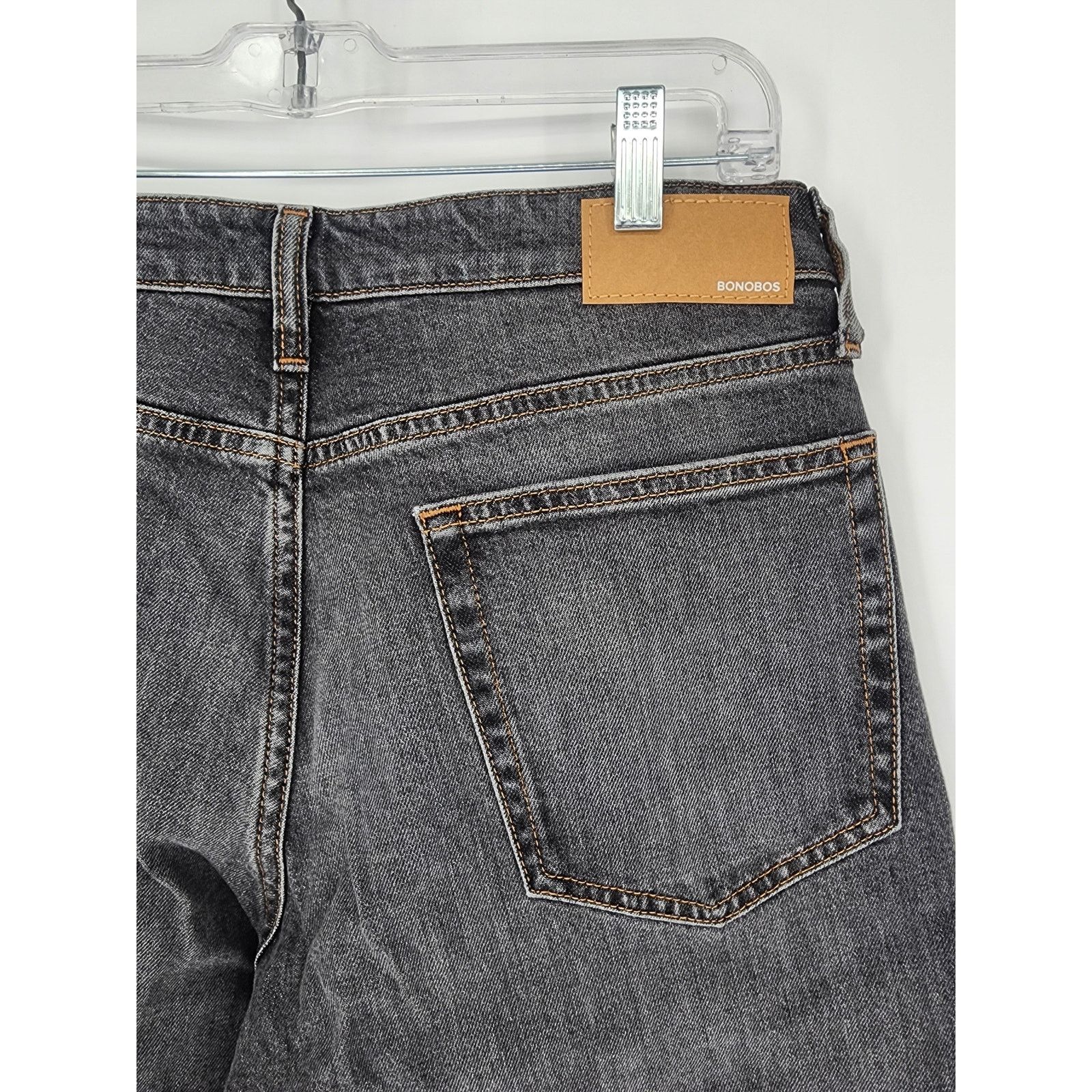 Bonobos Bonobos Men's Grey Slim Taper Fit Denim Jeans Size 32×32 Size US 32 / EU 48 - 4 Thumbnail