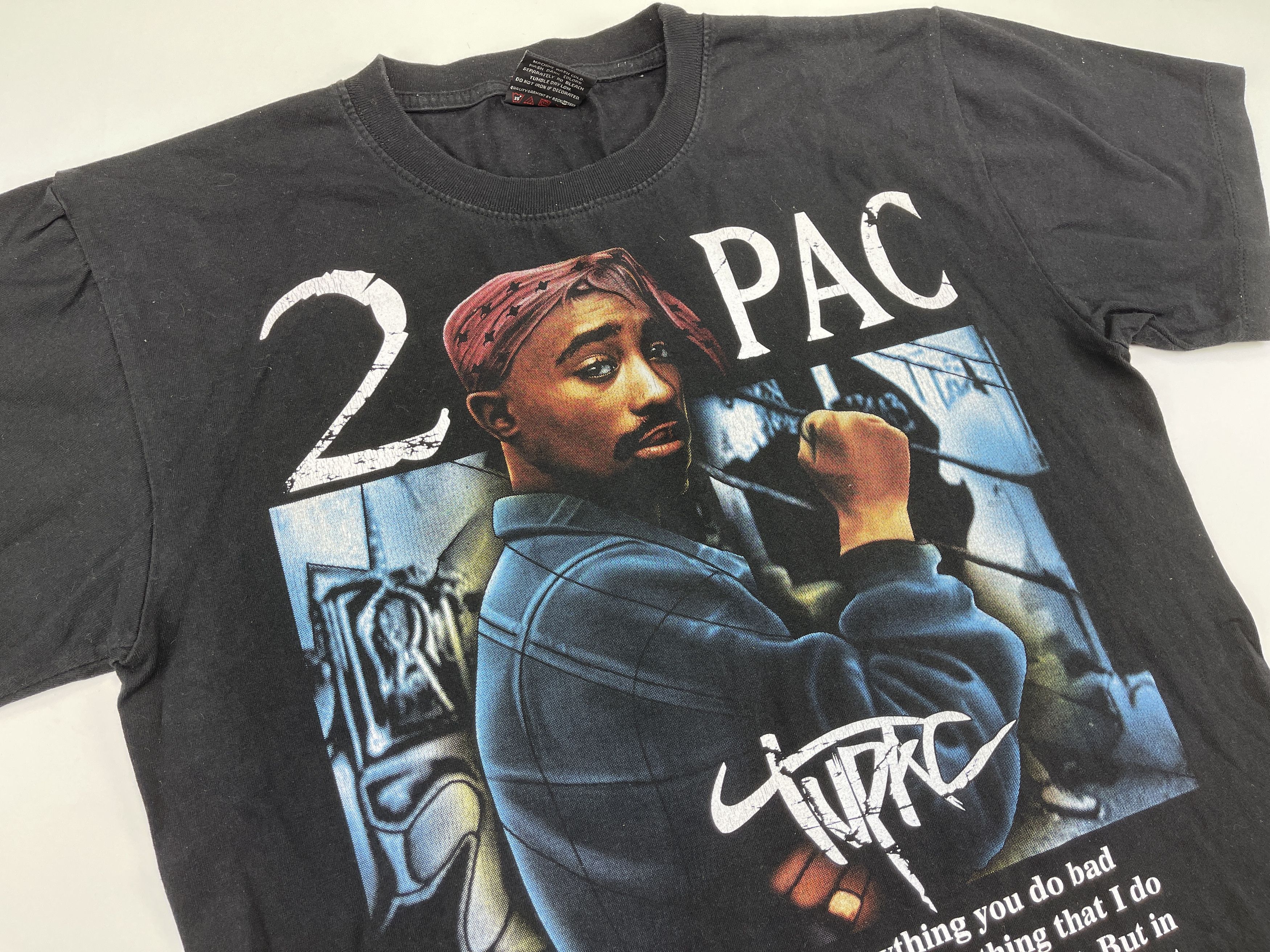 Rap Tees × Vintage 2Pac t-shirt, Tupac shirt, Makaveli shirt, 90s hip hop M Size US M / EU 48-50 / 2 - 4 Thumbnail