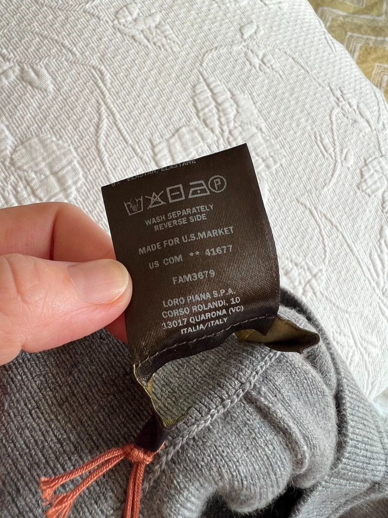 Loro Piana LORO PIANA Small cashmere knit trousers Size 27" / US 4 / IT 40 - 6 Thumbnail