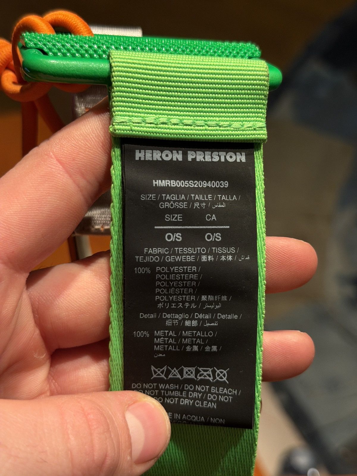 Heron Preston Heron Preston Industrial Belt Size ONE SIZE - 4 Thumbnail