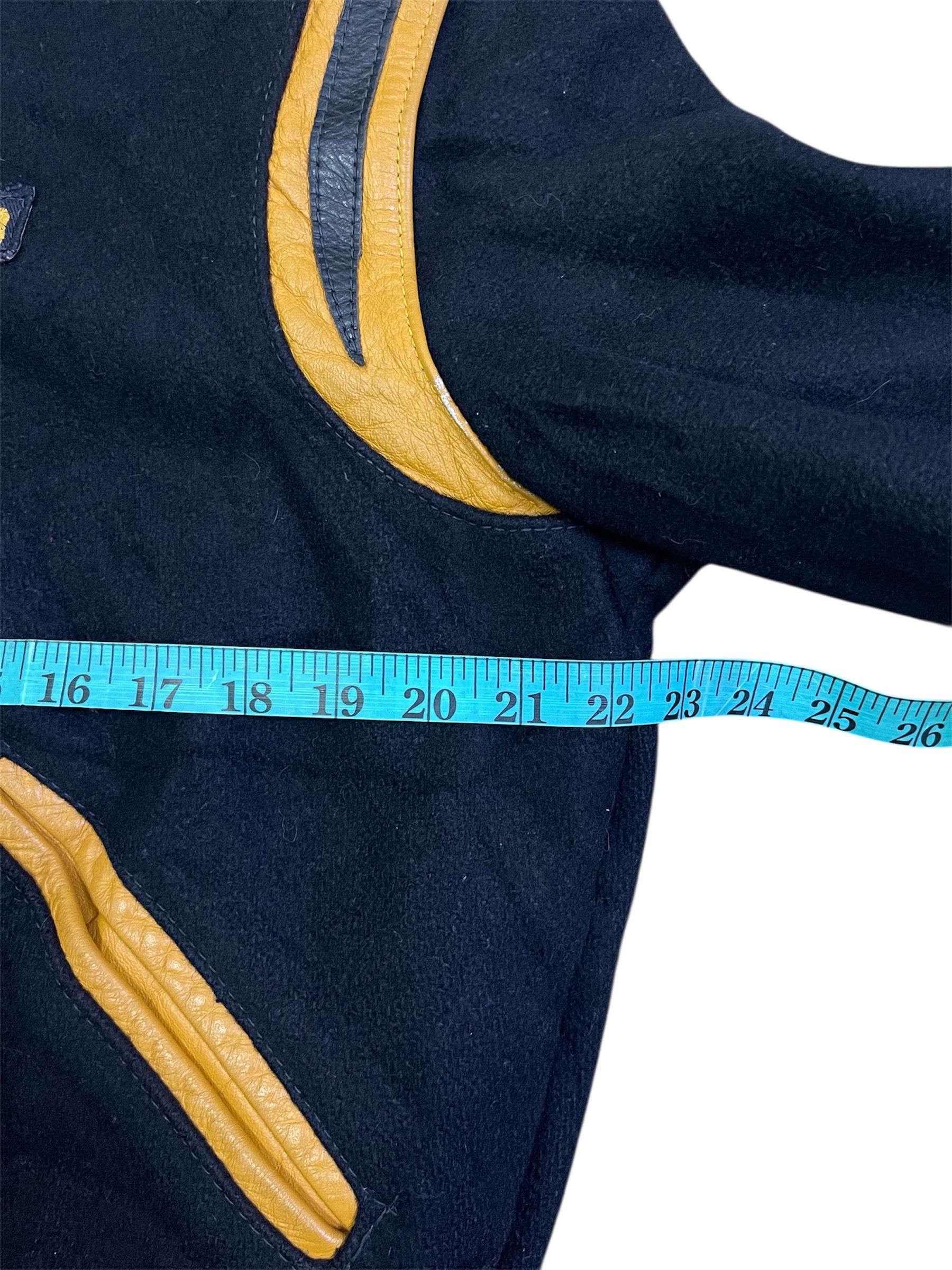 Lee True Vintage 70s Lee Varsity Delong Black/Yellow Jacket Size US M / EU 48-50 / 2 - 17 Thumbnail