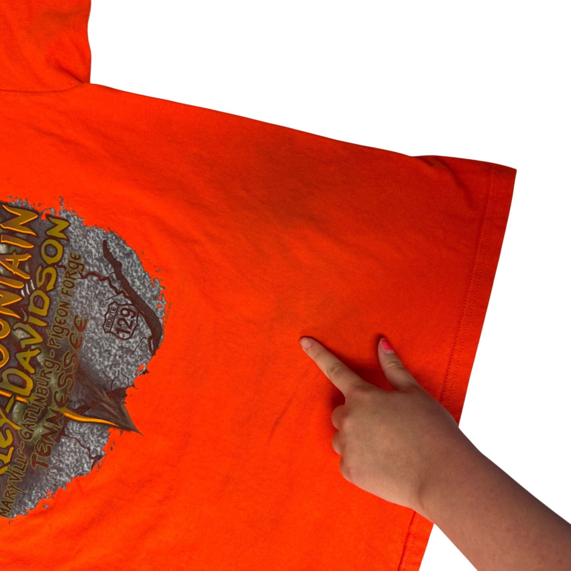 Harley Davidson SMOKEY MOUNTAINS I Rode The DRAGON Motorcycle Biker T Shirt Size US XL / EU 56 / 4 - 13 Thumbnail